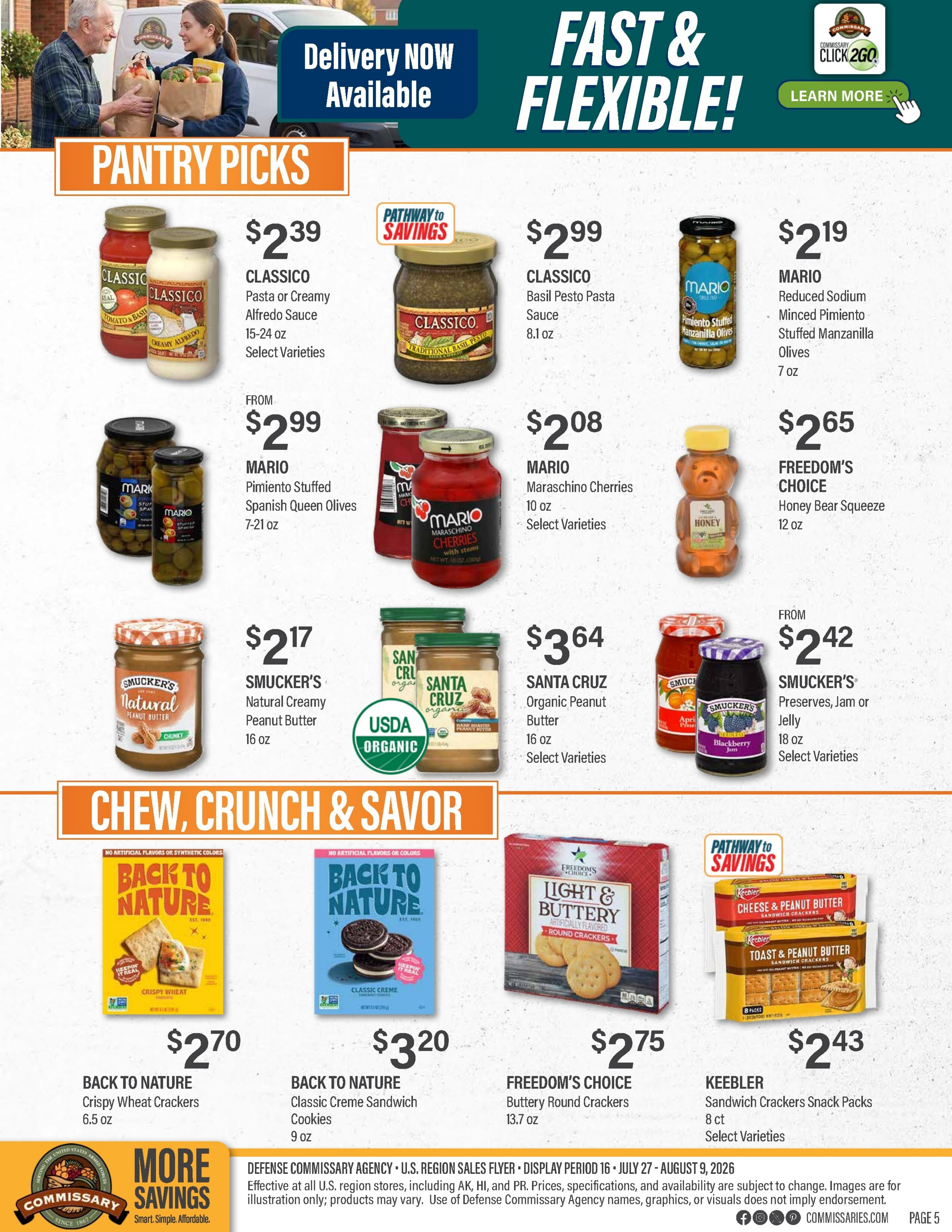 Commissary Store Weekly Ad July 27 - August 9, 2026