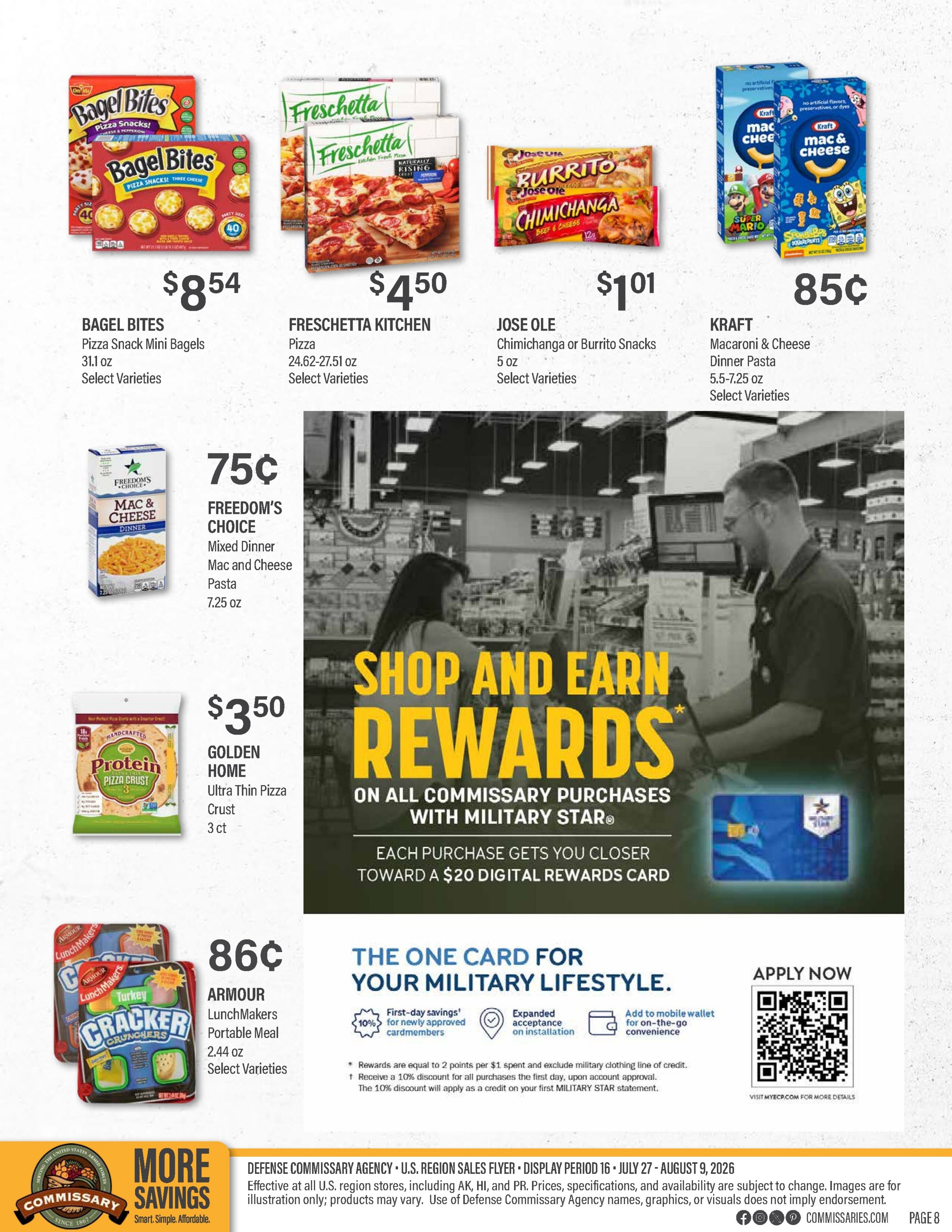 Commissary Store Weekly Ad July 27 - August 9, 2026