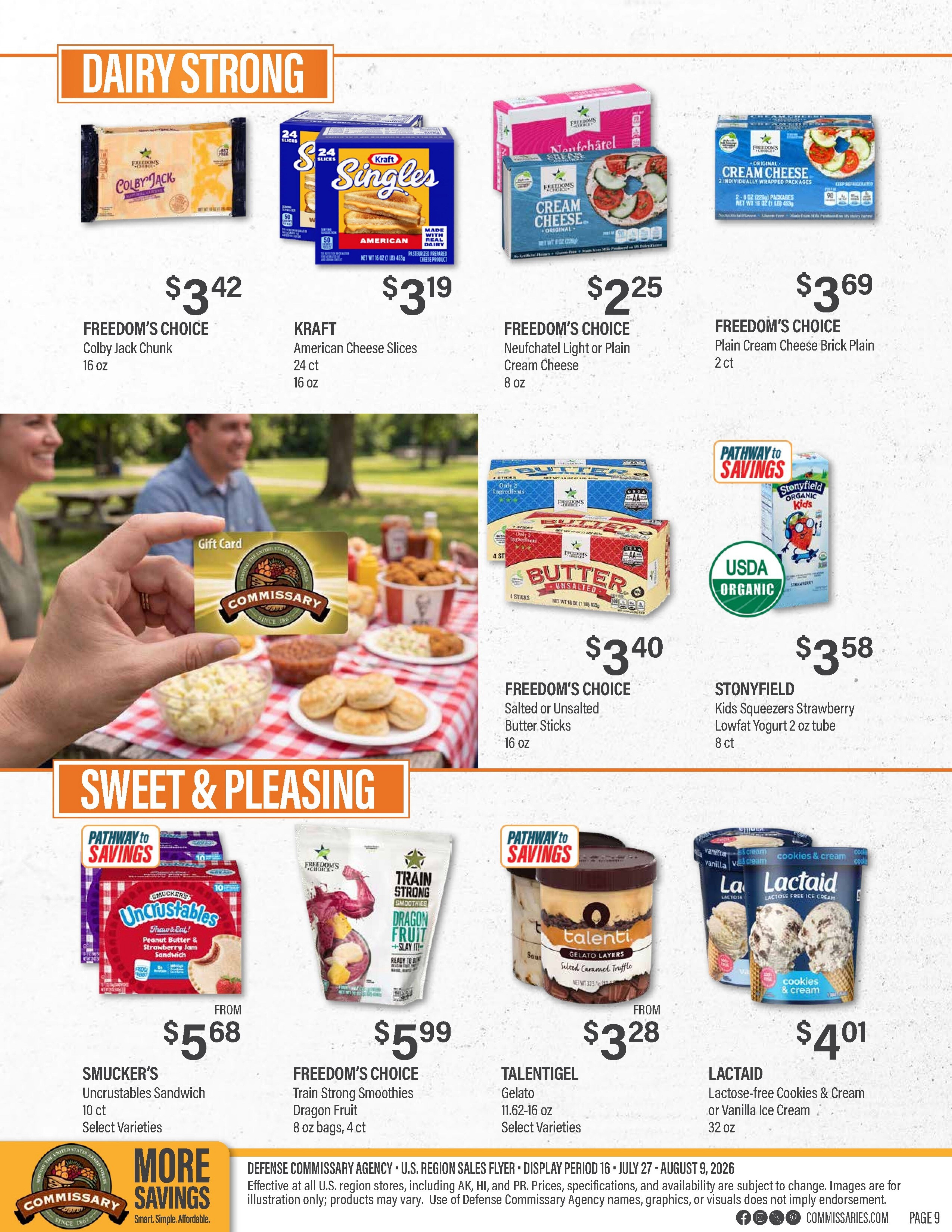 Commissary Store Weekly Ad July 27 - August 9, 2026