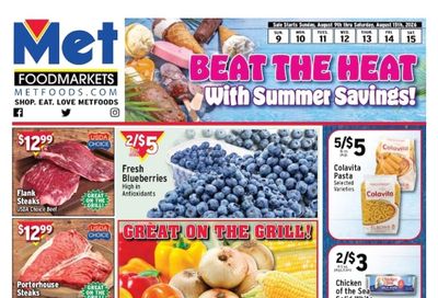 Met Foods (New York Area, NY) Weekly Ad August 9 - 15, 2026