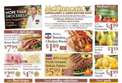 McKinnon's Supermarkets (Boston–Milton Village Area, MA) Weekly Ad August 7 - 13, 2026