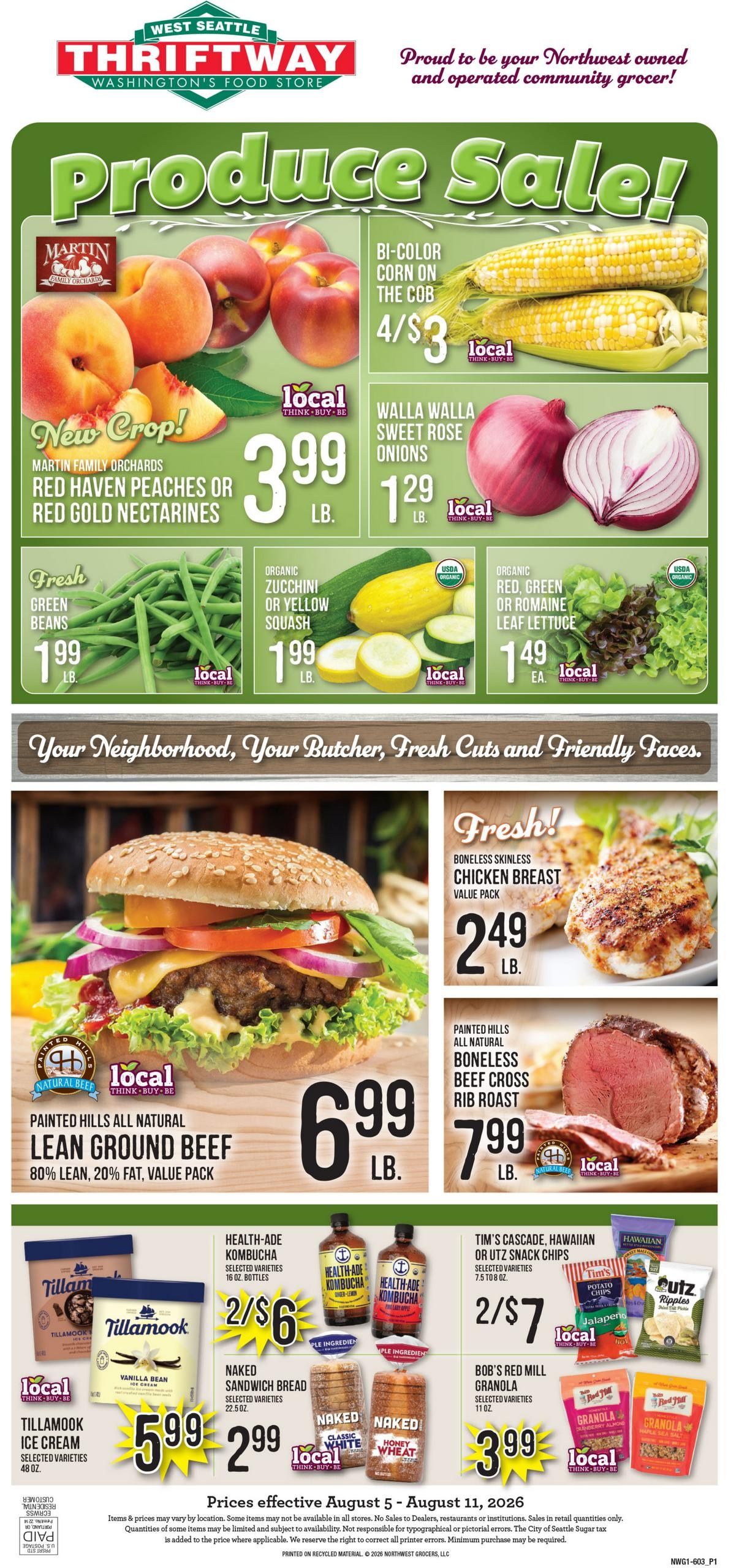 West Seattle Thriftway Weekly Ad August 5 - 11, 2026