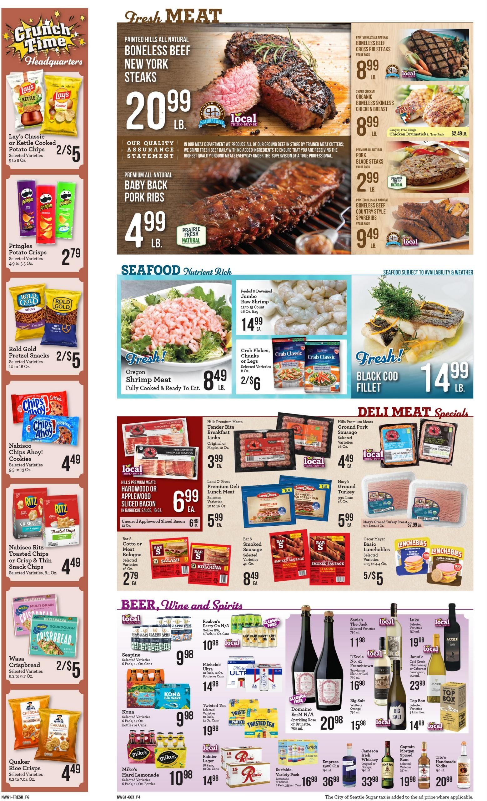 West Seattle Thriftway Weekly Ad August 5 - 11, 2026
