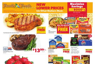 Family Fresh (Dundas–Castle Rock Area, MN) Weekly Ad August 9 - 15, 2026