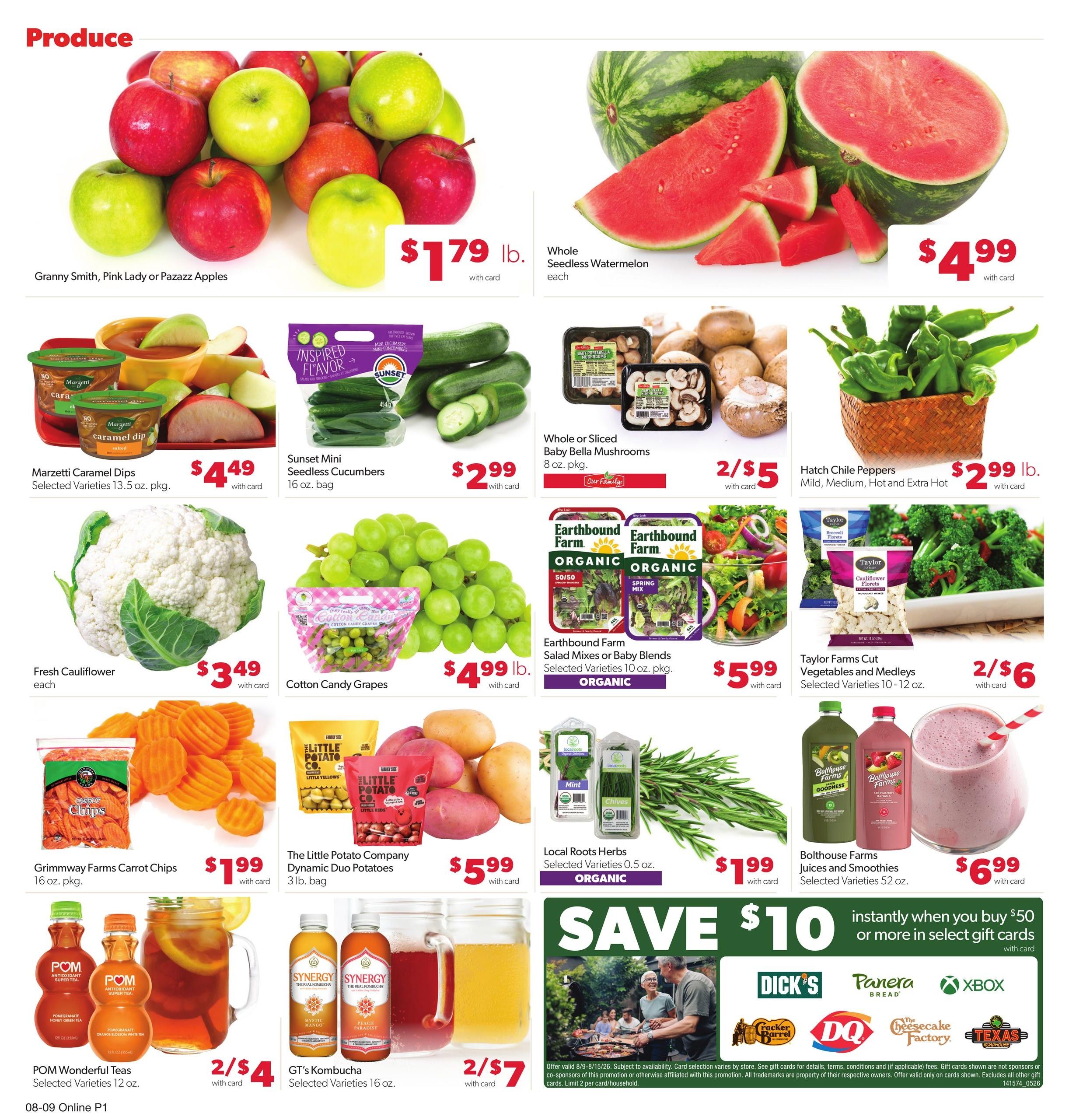 Family Fresh (Dundas–Castle Rock Area, MN) Weekly Ad August 9 - 15, 2026