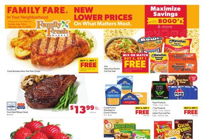 Family Fresh Weekly Ad August 9 - 15, 2026