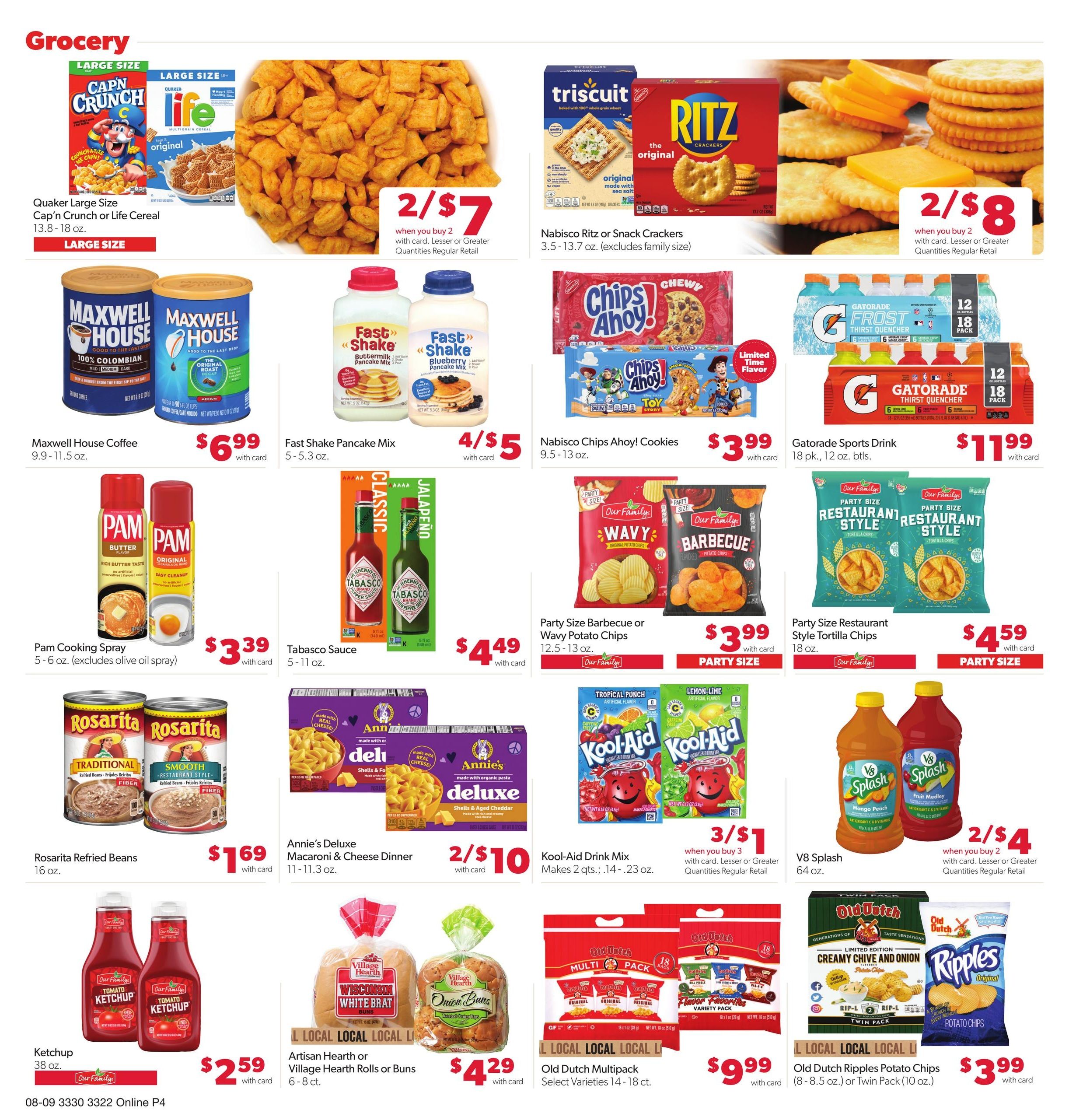 Family Fresh Weekly Ad August 9 - 15, 2026