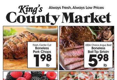 King's County Market Weekly Ad August 9 - 15, 2026