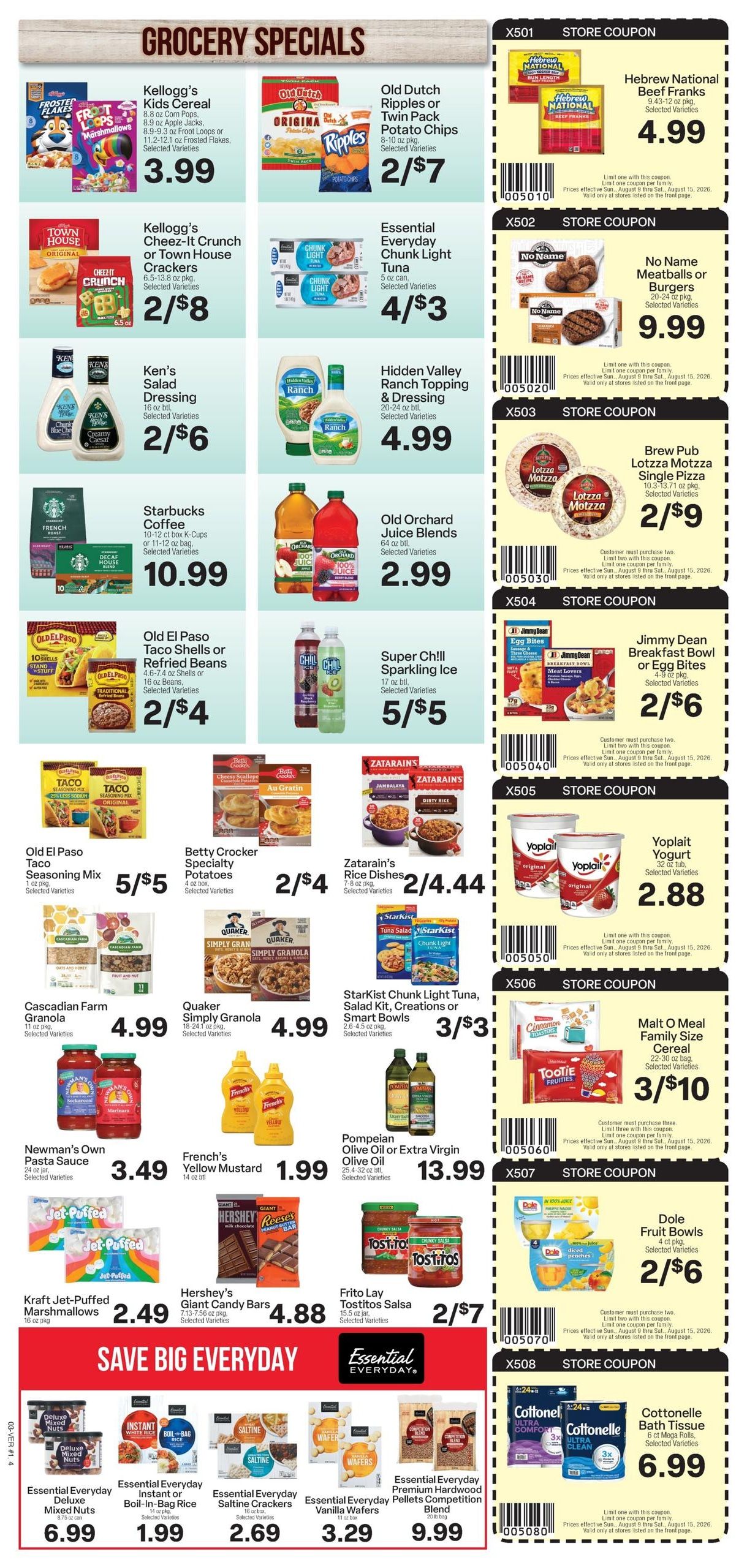 King's County Market Weekly Ad August 9 - 15, 2026