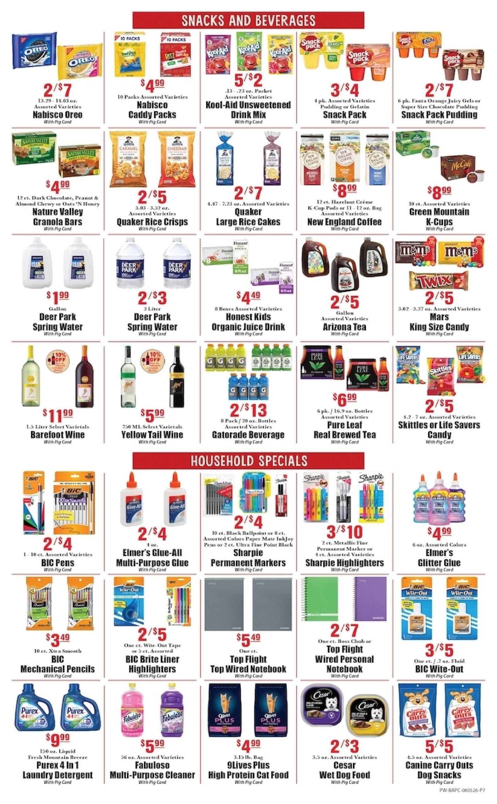 Piggly Wiggly (North Charleston Area, SC) Weekly Ad August 5 - 11, 2026