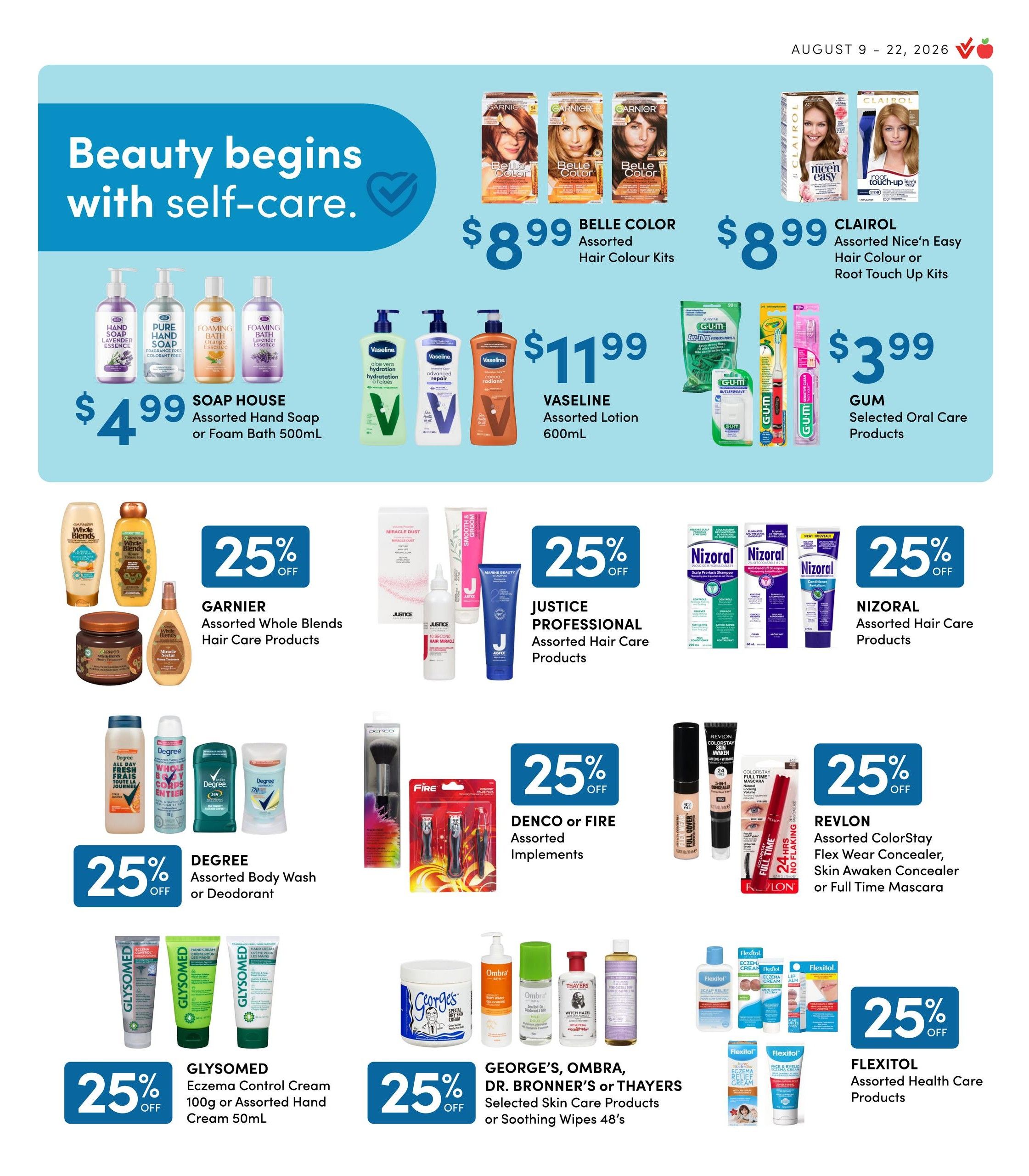Apple Drugs Flyer August 9 to 22