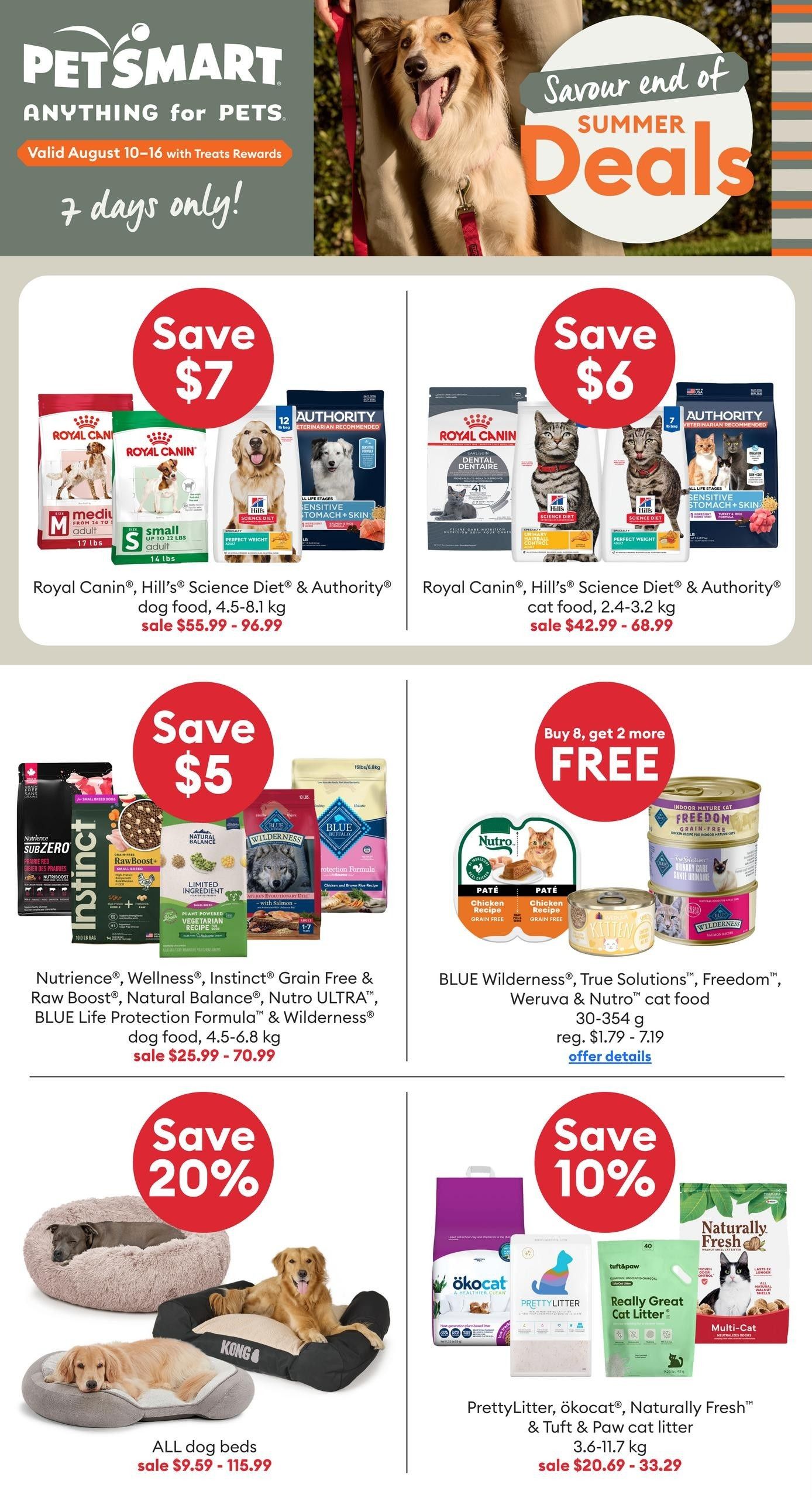 PetSmart Flyer August 10 to 16