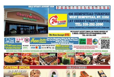 Cherry Valley Marketplace Weekly Ad August 7 - 20, 2026