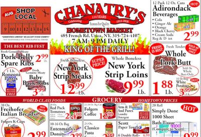 Chanatry's Hometown Market Weekly Ad August 9 - 15, 2026