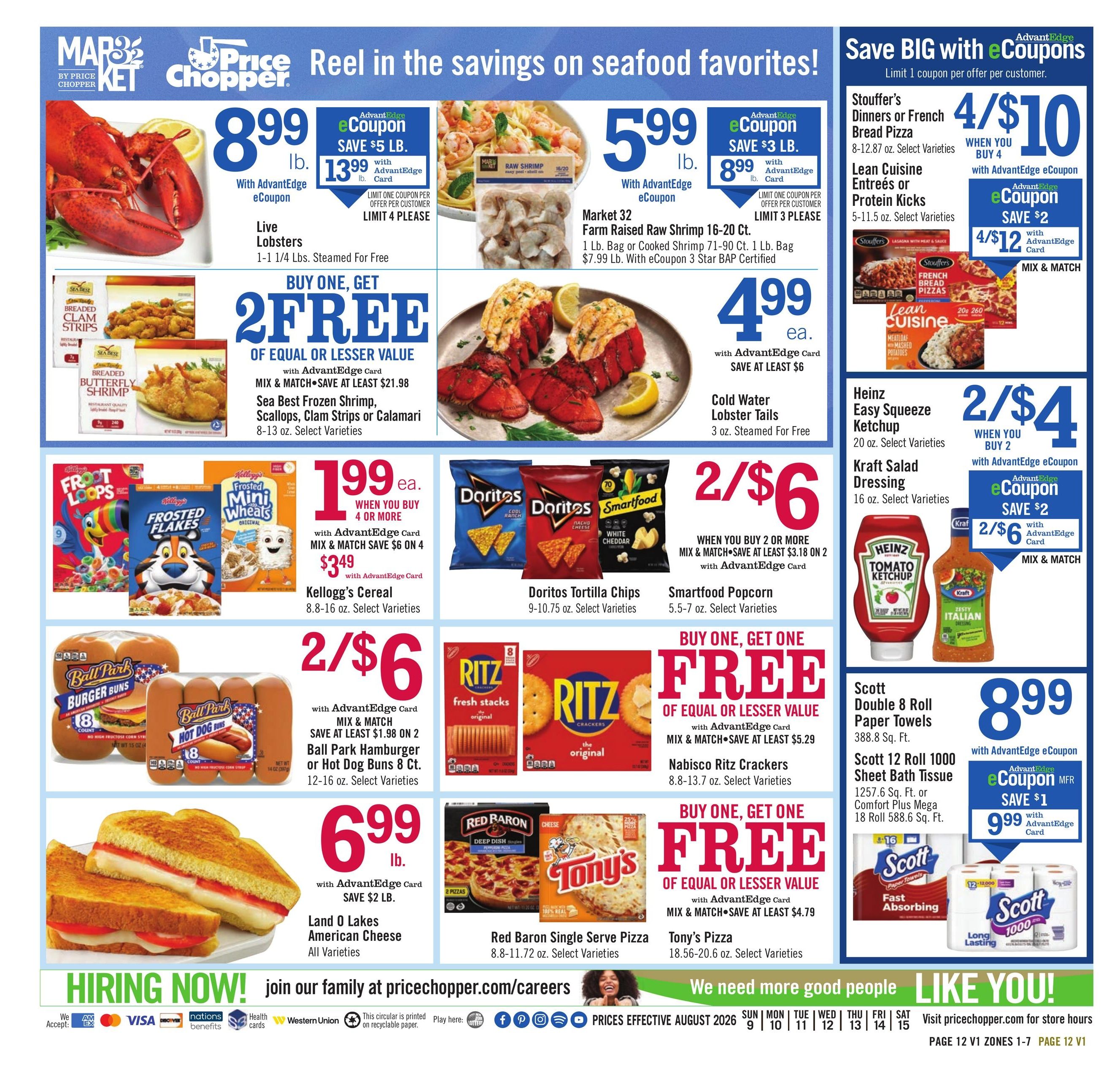 Price Chopper (NY, PA) Weekly Ad August 9 - 15, 2026