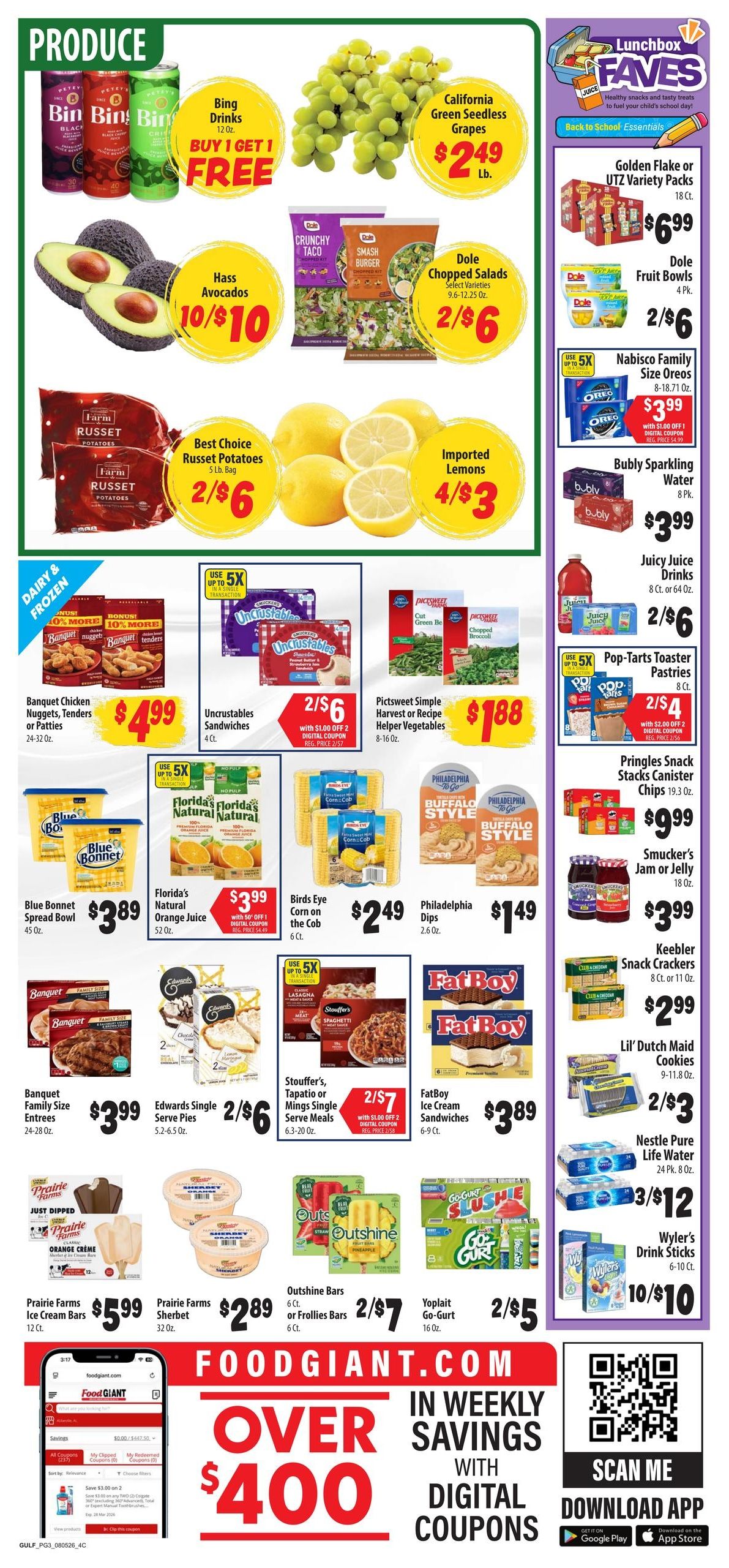 Piggly Wiggly (Cairo Area, GA) Weekly Ad August 5 - 11, 2026
