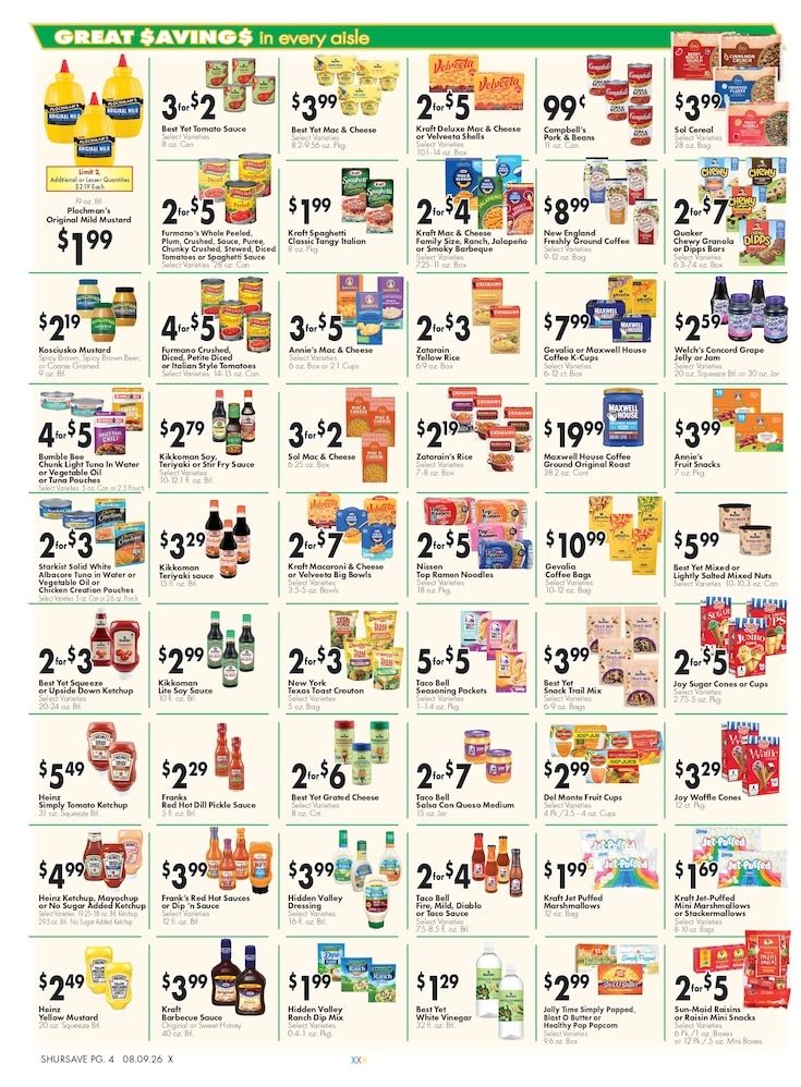 Rob's Market Weekly Ad August 9 - 15, 2026