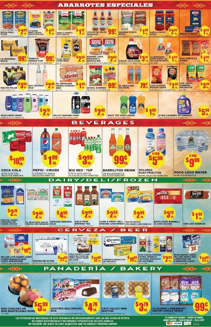 Poco Loco Supermercado (Texas) Weekly Ad August 5 - 11, 2026