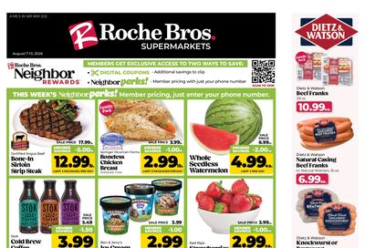 Roche Bros. Beer + Wine Weekly Ad August 7 - September 10, 2026