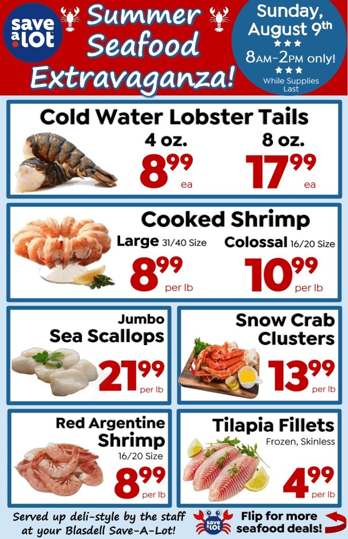 Save a Lot Food Stores (4271 Lake Ave, Blasdell, NY) Special Promotion Weekly Ad August 9 - 9, 2026