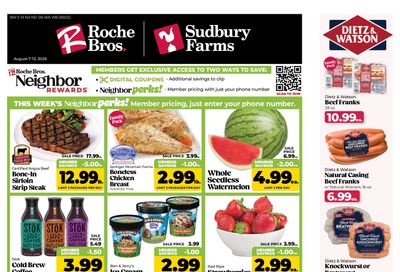 Roche Bros. Weekly Ad August 7 - 13, 2026