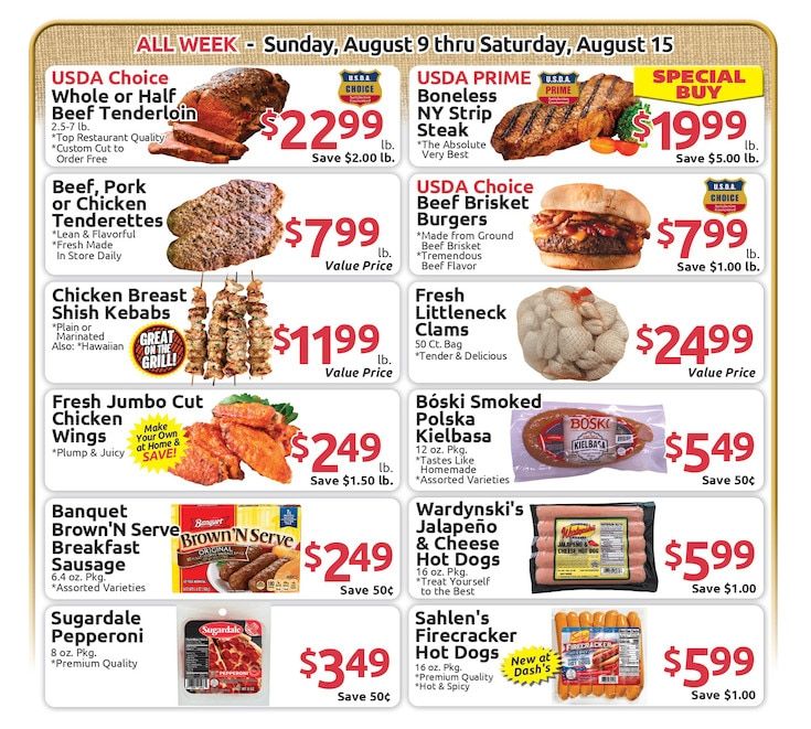 Dash's Market Weekly Ad August 9 - 15, 2026
