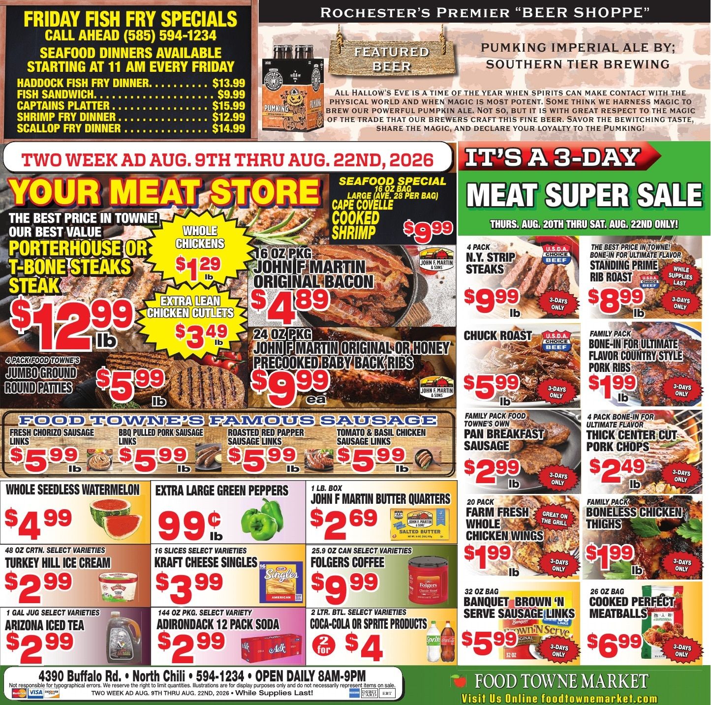 Food Towne Market Weekly Ad August 9 - 22, 2026