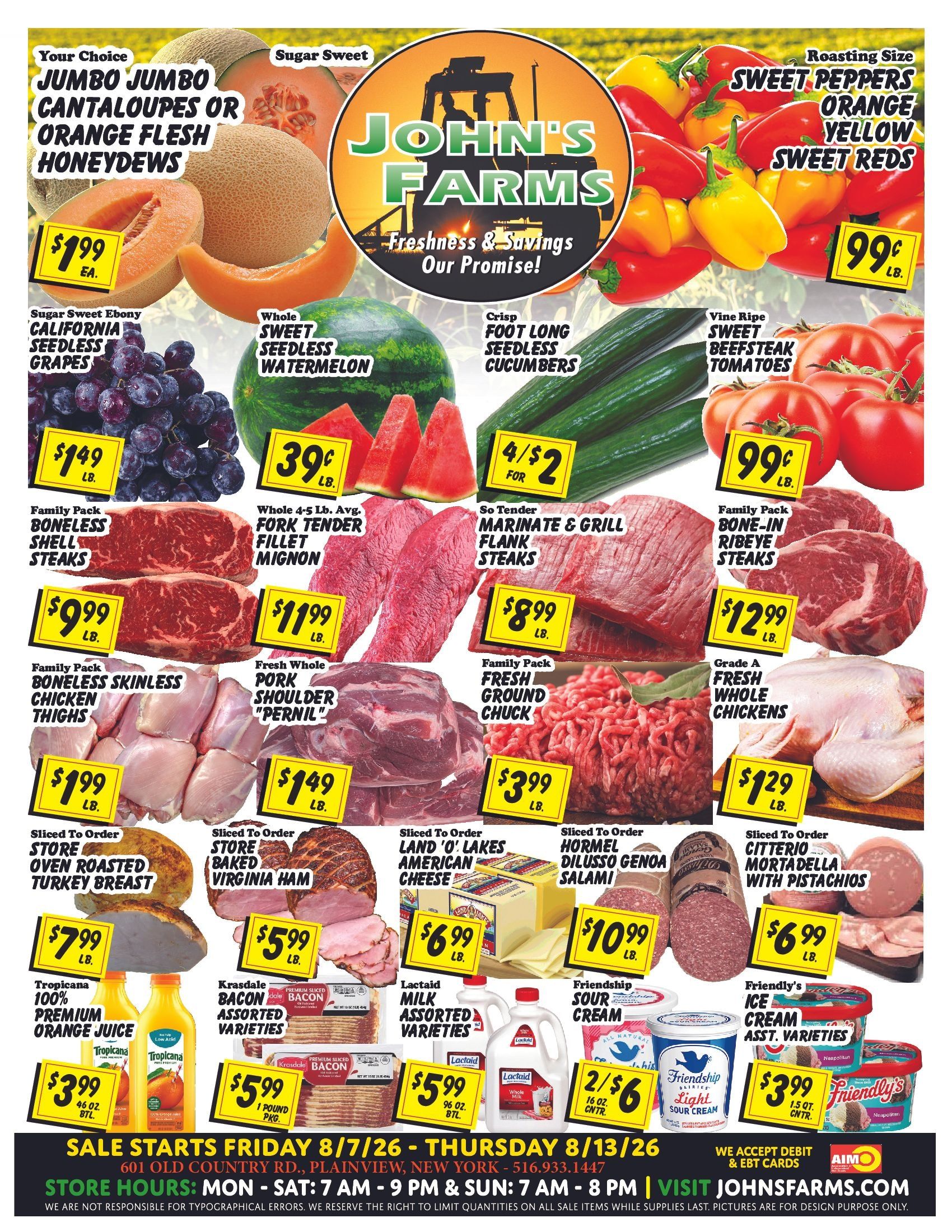 John's Farms Weekly Ad August 7 - 13, 2026