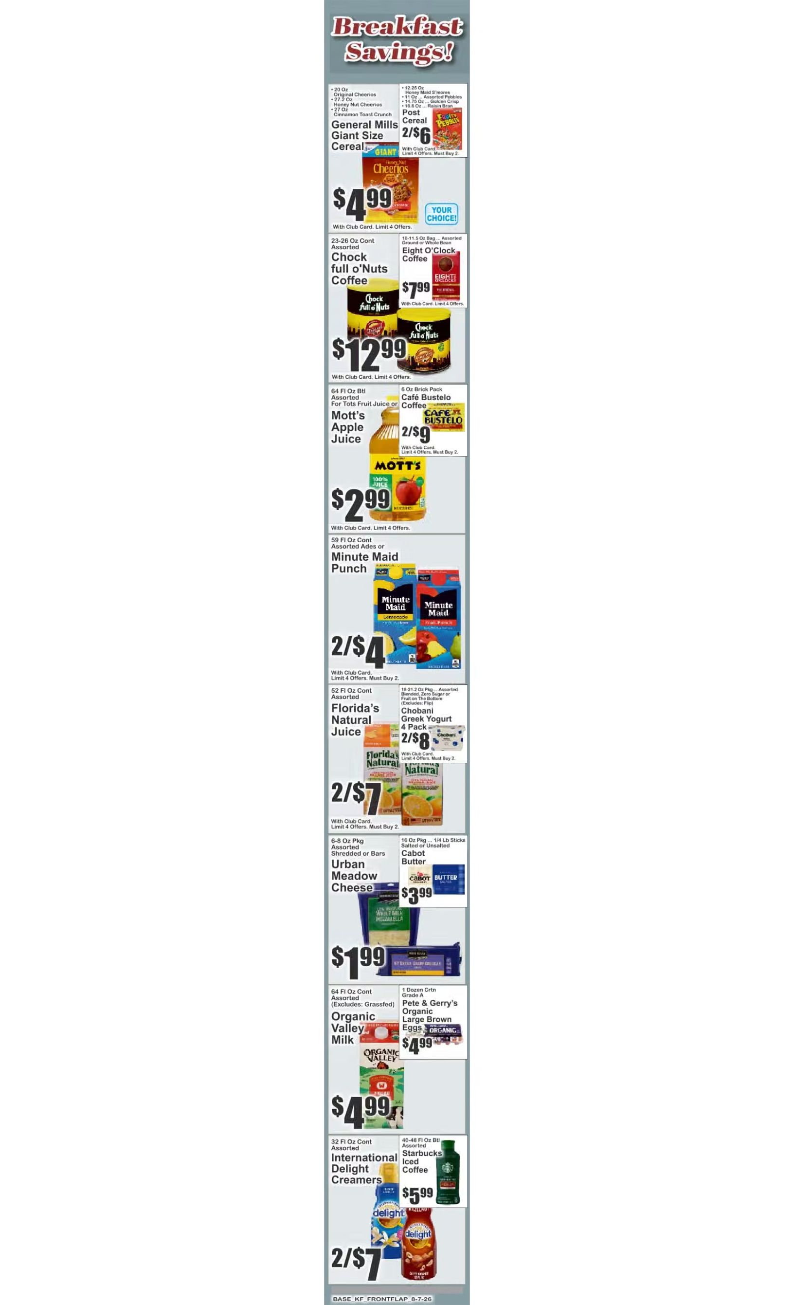 Brooklyn Fare Weekly Ad August 7 - 13, 2026