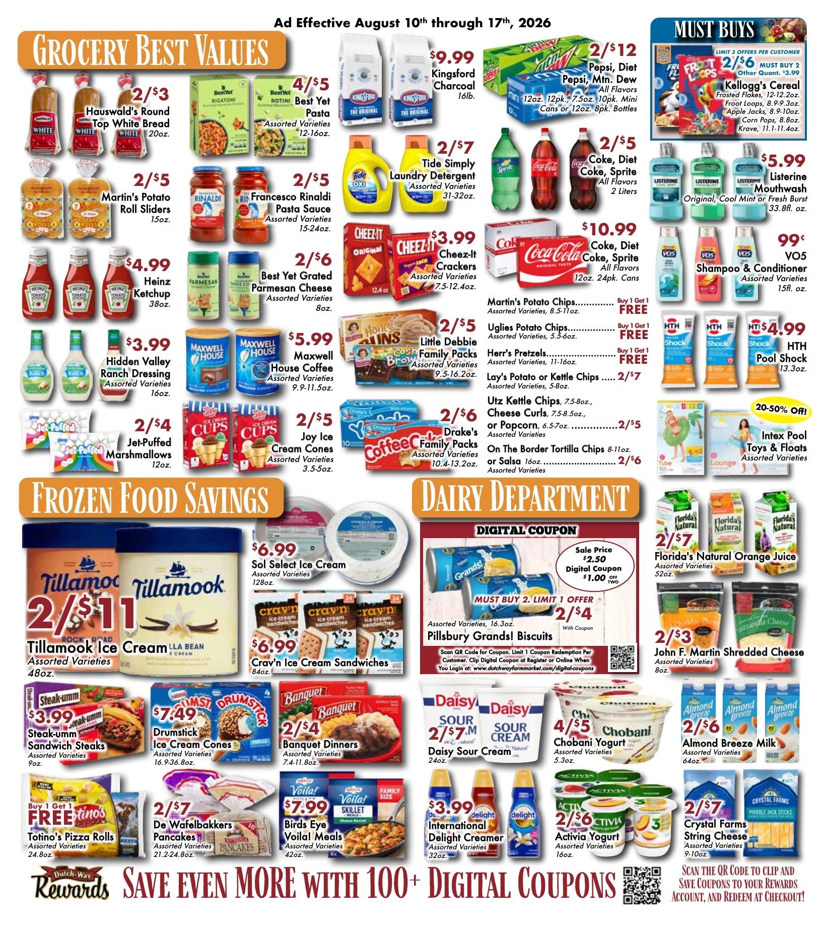 Dutch-Way Farm Market Weekly Ad August 10 - 17, 2026