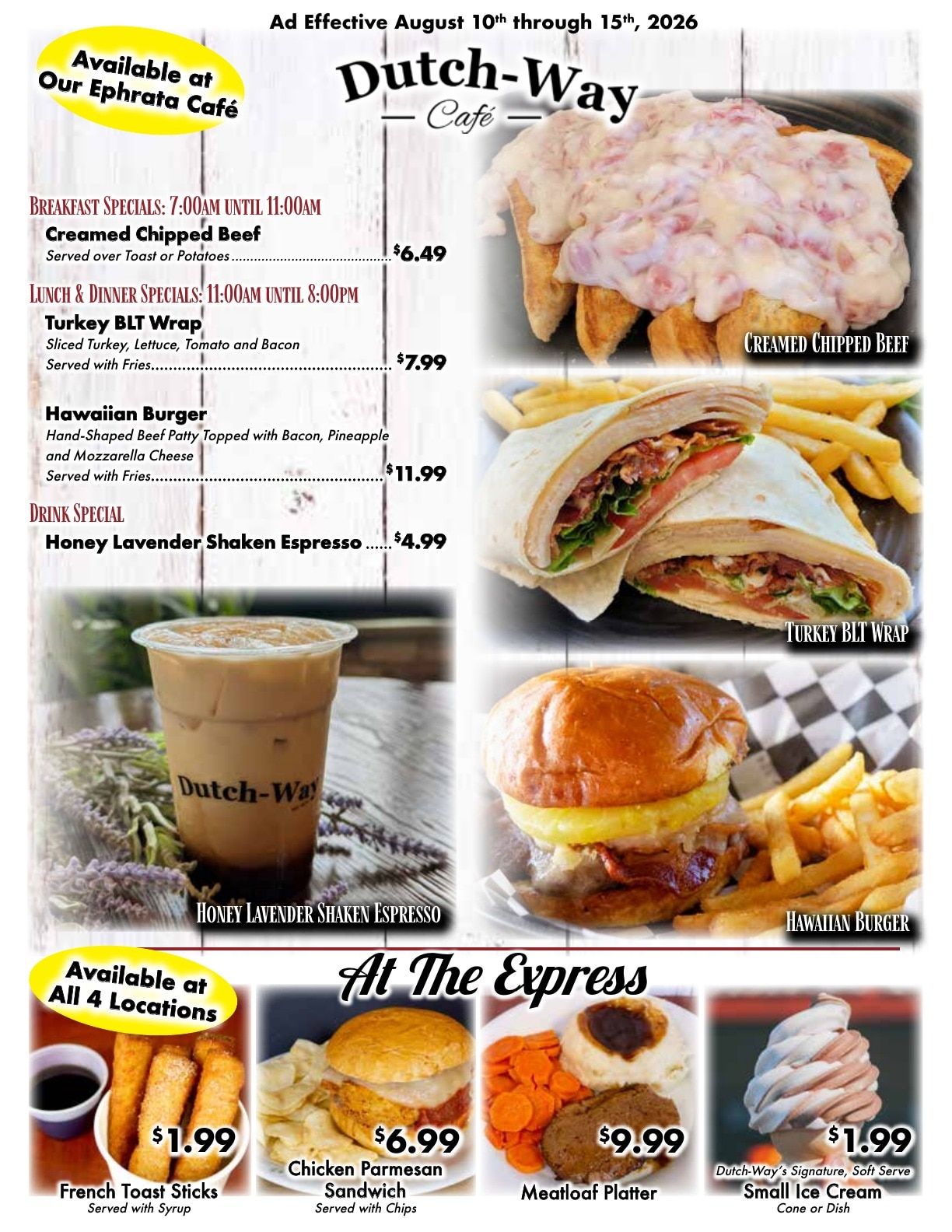 Dutch-Way Farm Market Weekly Ad August 10 - 17, 2026