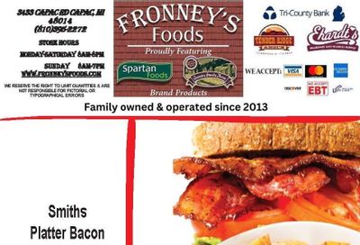 Fronney's Foods Weekly Ad August 10 - 16, 2026