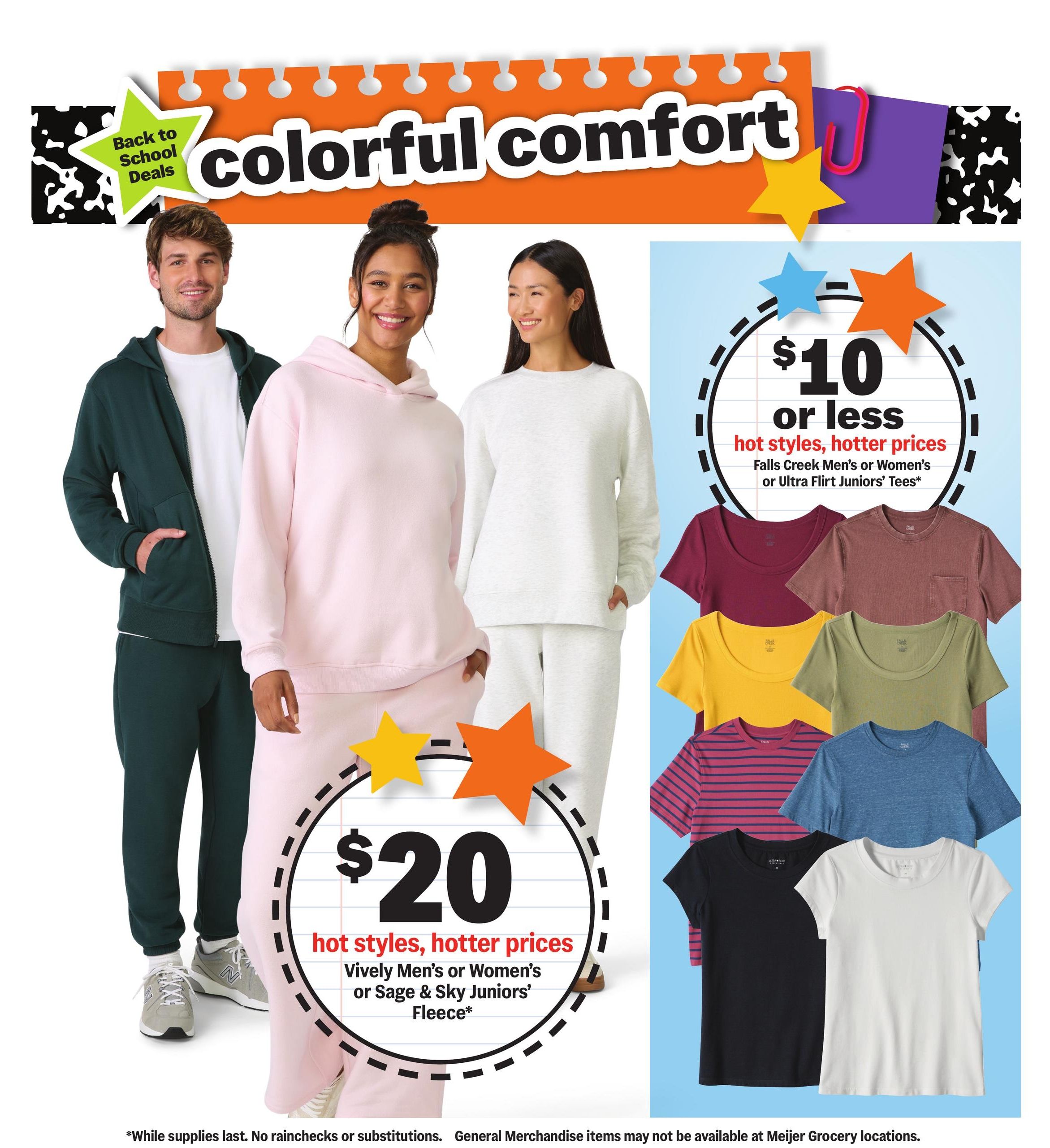 Meijer (Chicago Area, IL) school deals under $1 Weekly Ad August 12 - 25, 2026
