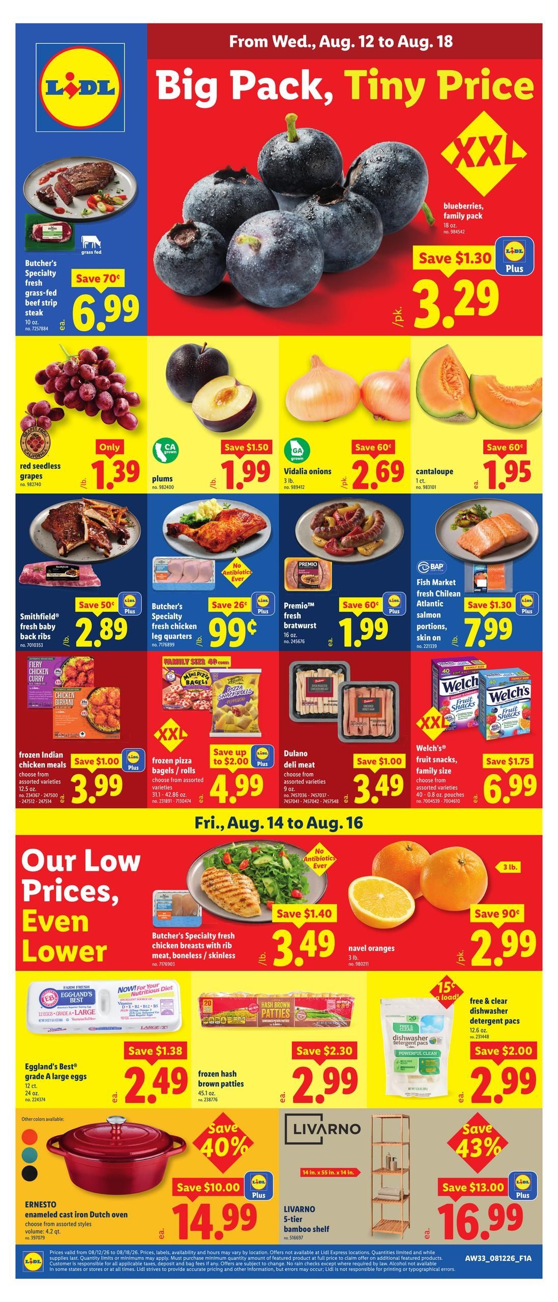 Lidl (DC, MD, VA) Weekly Ad August 12 - 18, 2026