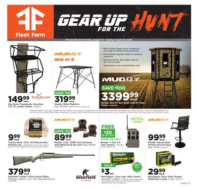 Fleet Farm (IA, MN, ND, SD, WI) Weekly Ad August 10 - 23, 2026