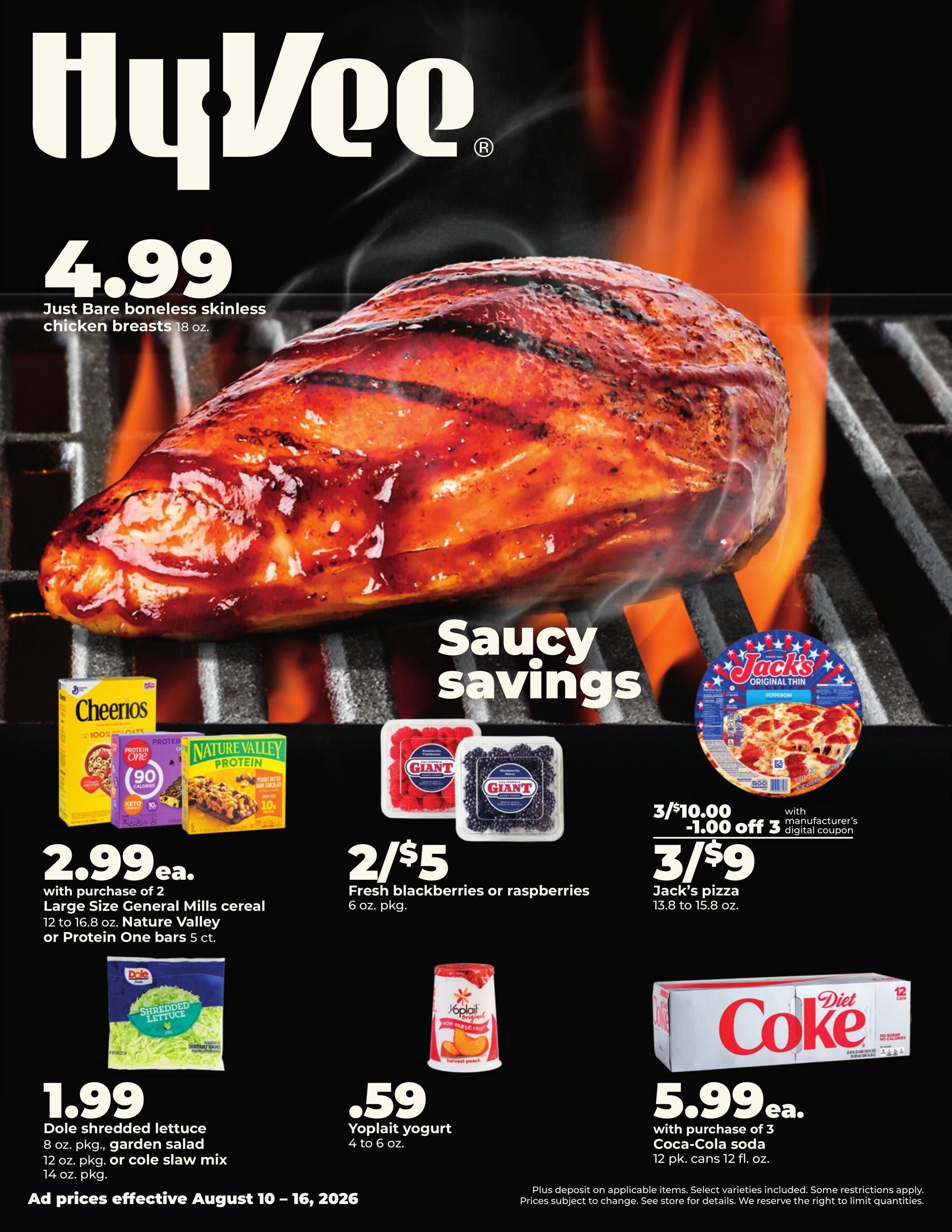 Hy-Vee (IL, WI) Weekly Ad August 10 - 16, 2026