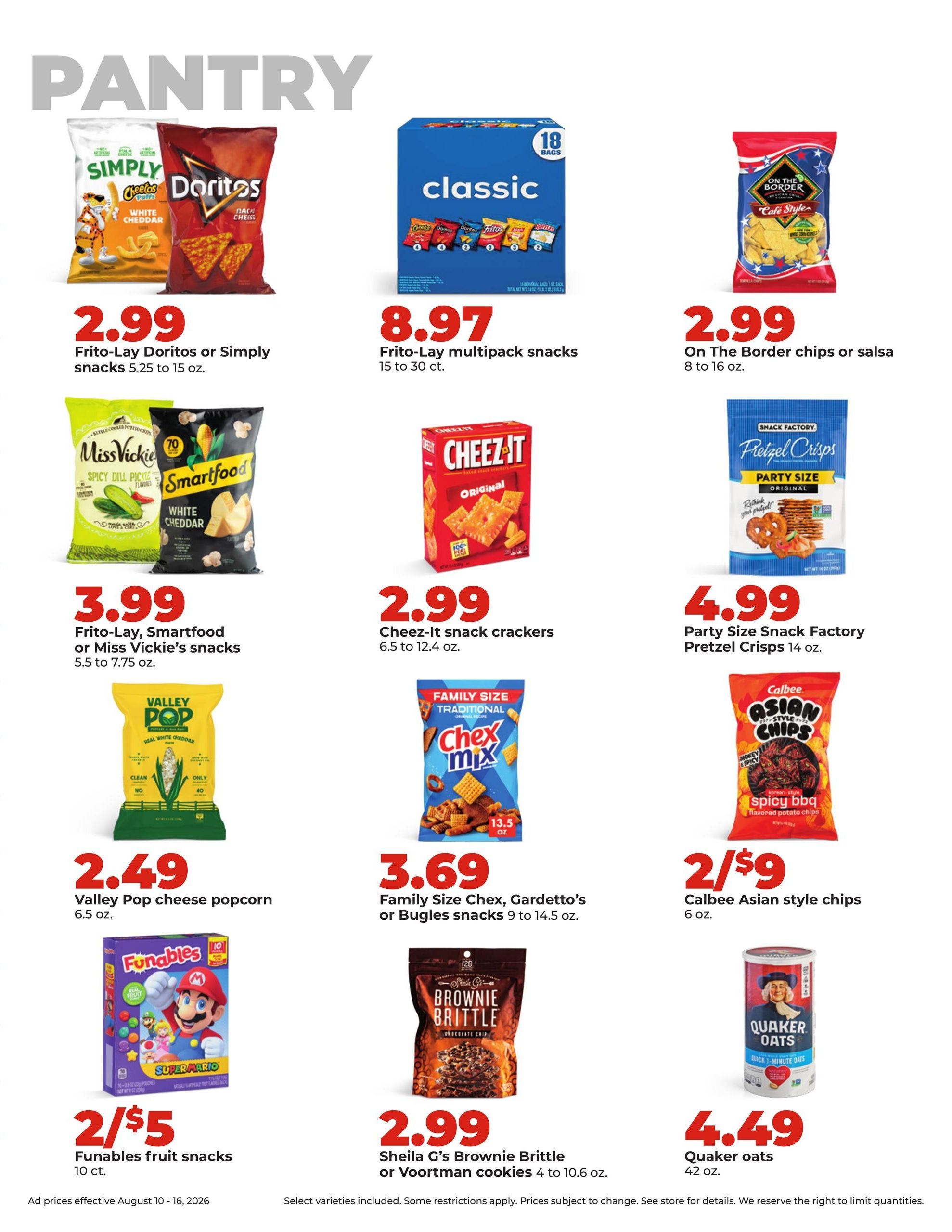 Hy-Vee (IL, WI) Weekly Ad August 10 - 16, 2026