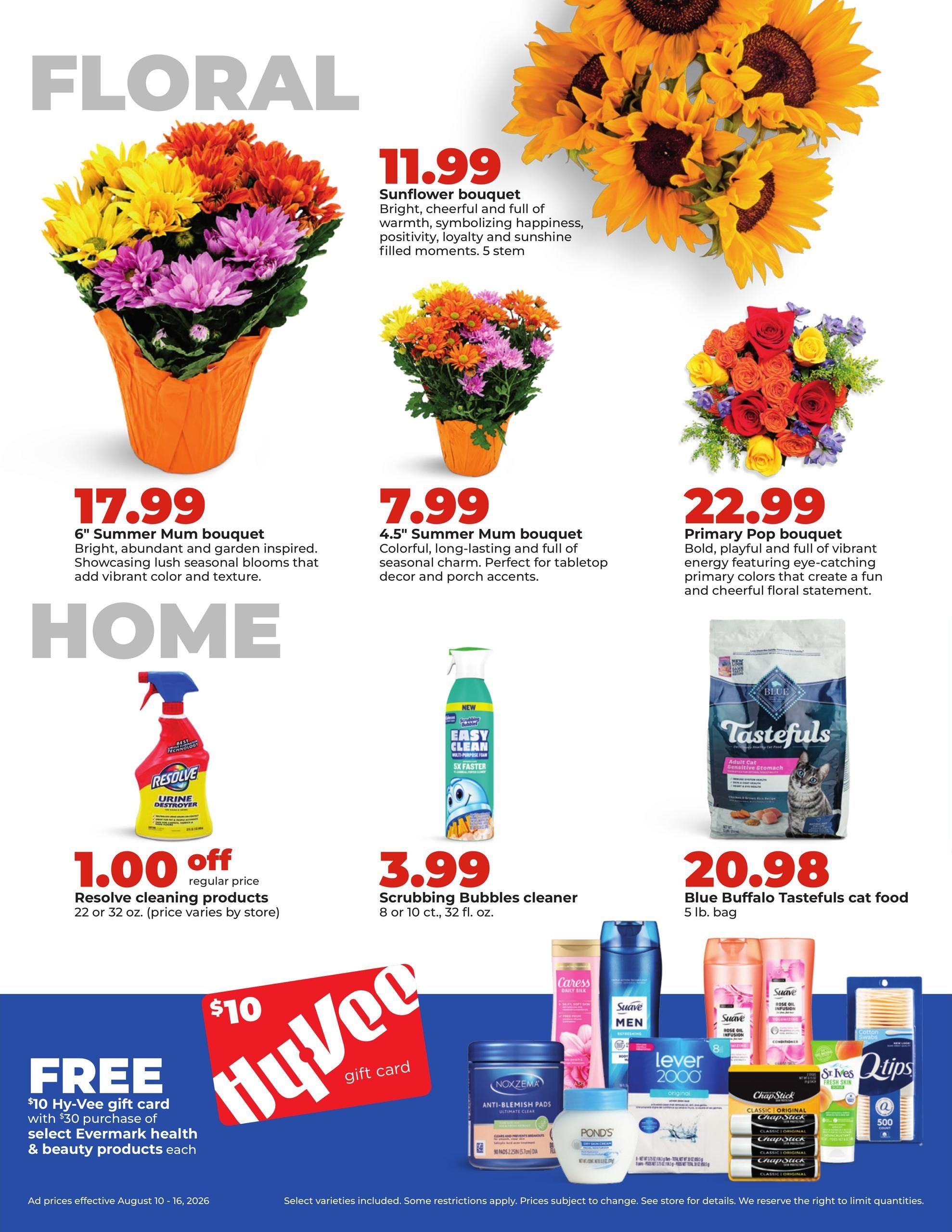 Hy-Vee (IL, WI) Weekly Ad August 10 - 16, 2026