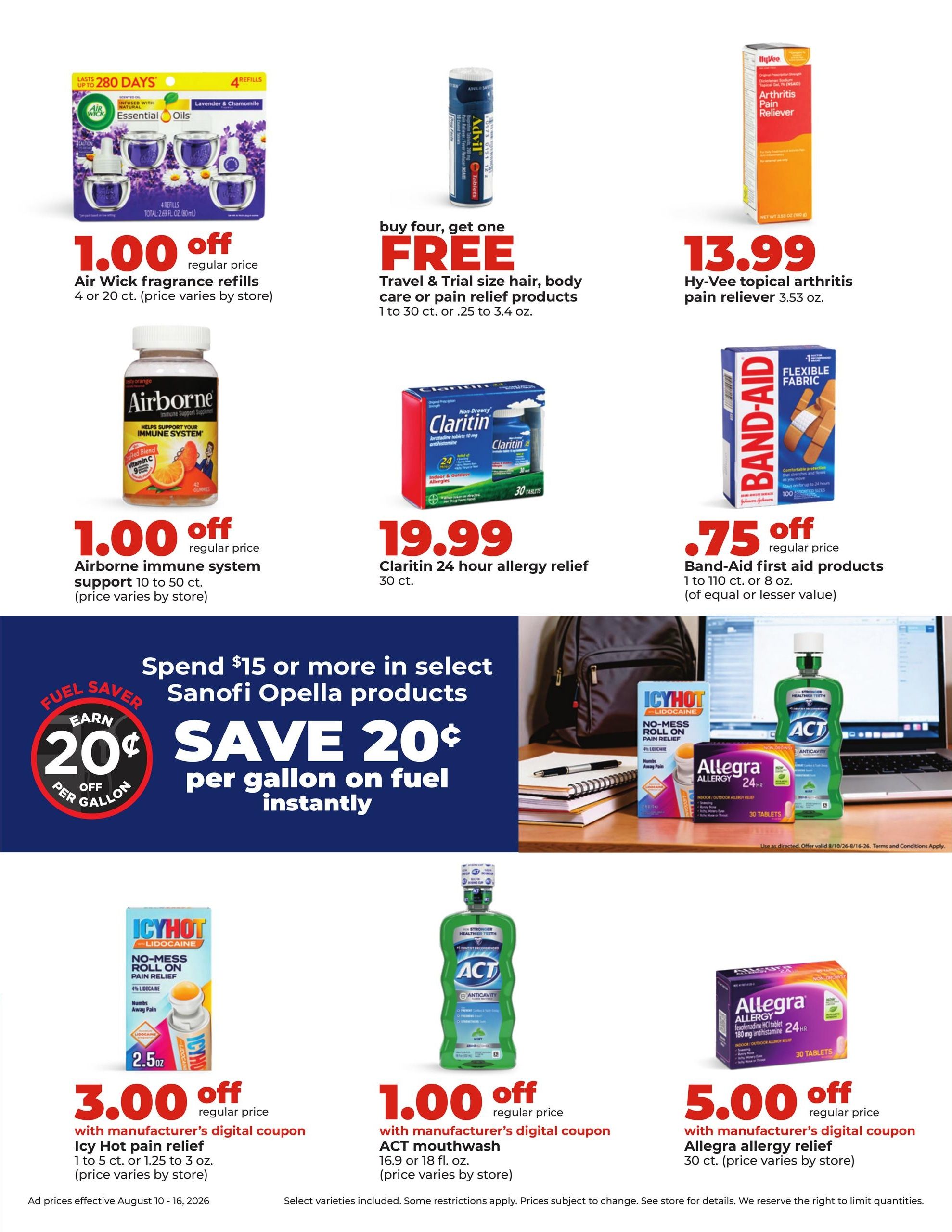 Hy-Vee (IL, WI) Weekly Ad August 10 - 16, 2026