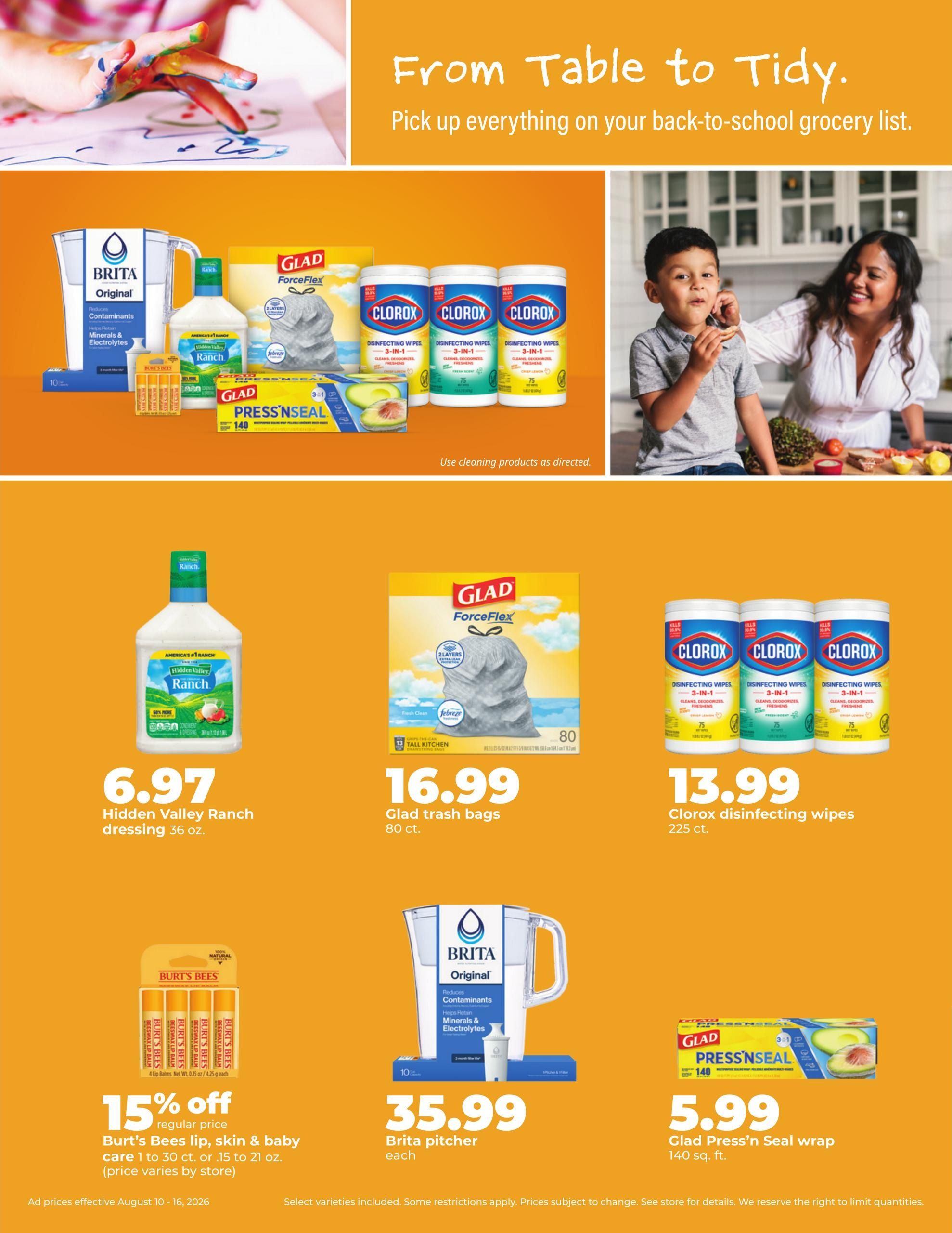 Hy-Vee (IL, WI) Weekly Ad August 10 - 16, 2026