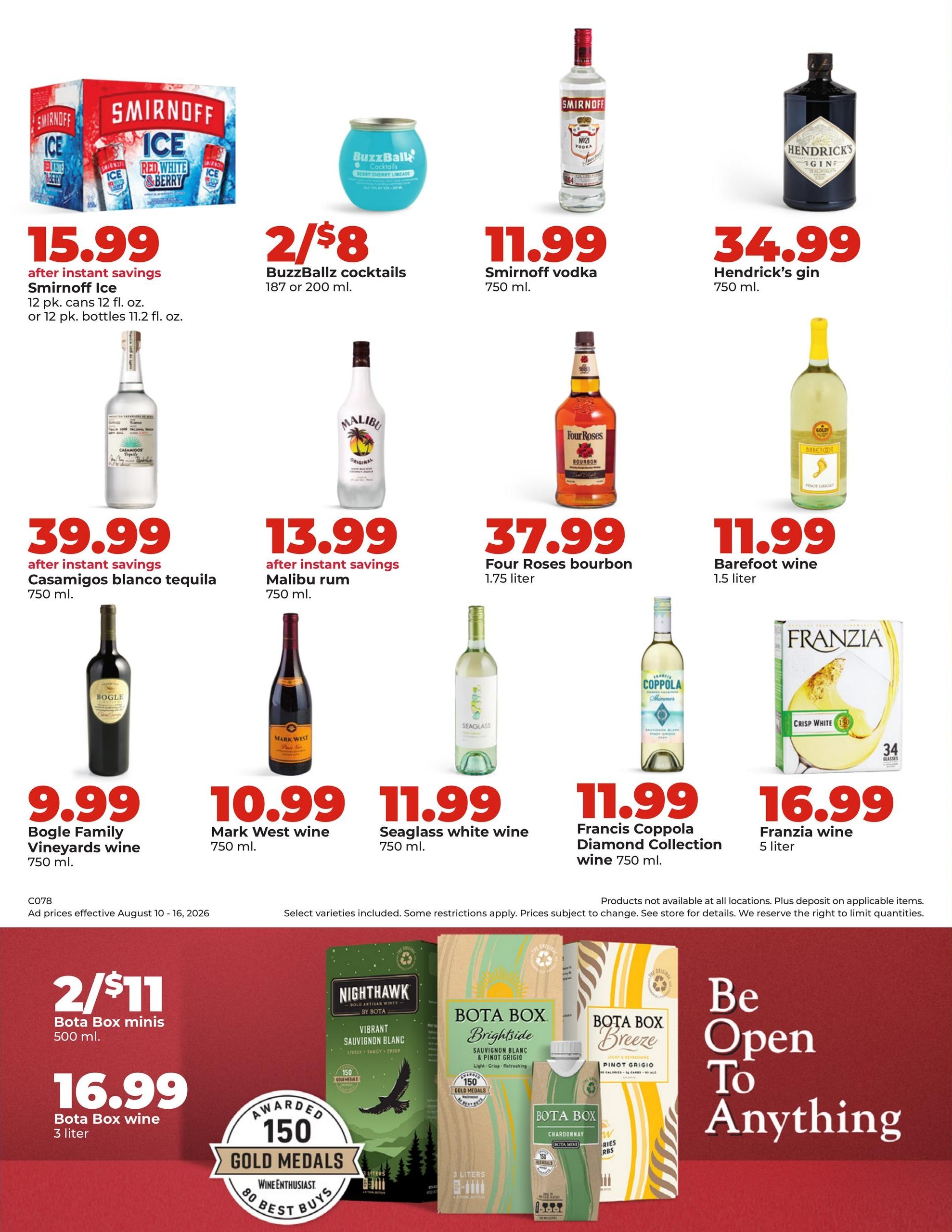 Hy-Vee (IL, WI) Weekly Ad August 10 - 16, 2026