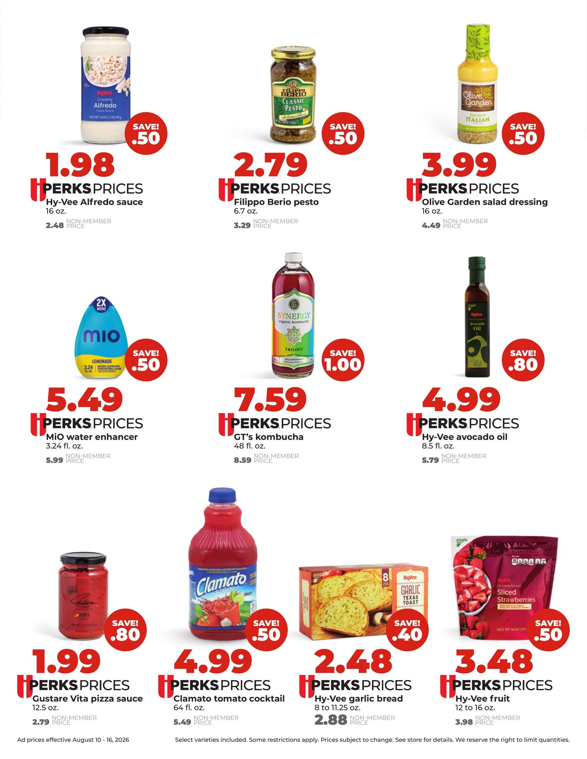 Hy-Vee (IL, WI) Weekly Ad August 10 - 16, 2026