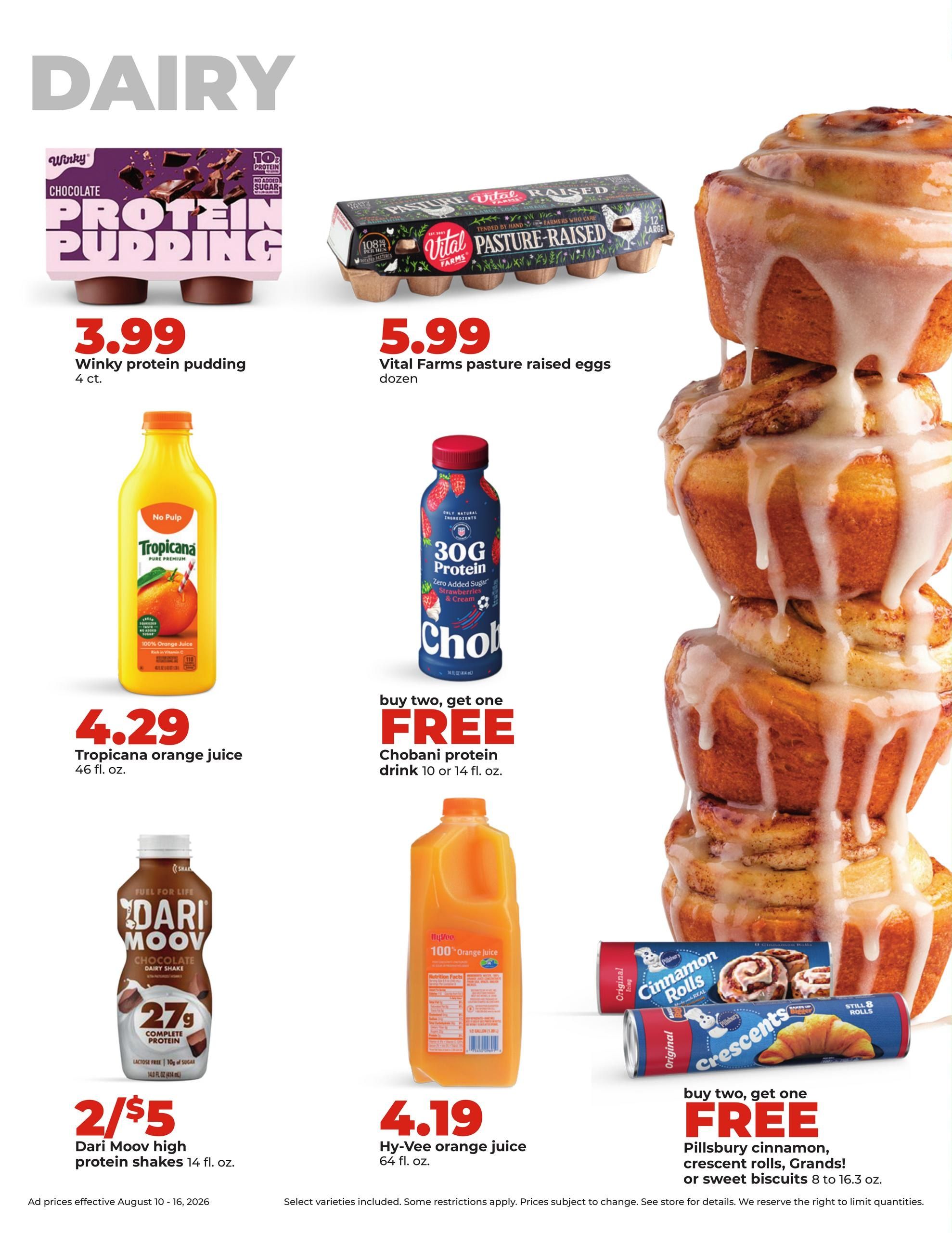 Hy-Vee (Chicago–Plainfield Area, IL) Weekly Ad August 10 - 16, 2026