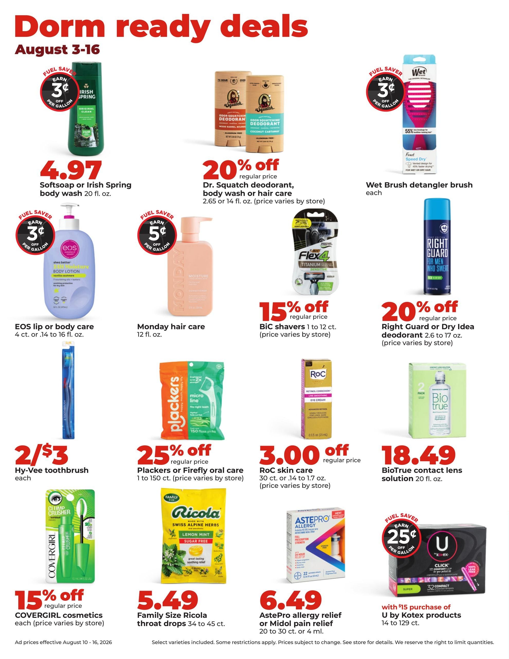 Hy-Vee (Chicago–Shorewood Area, IL) Weekly Ad August 10 - 16, 2026