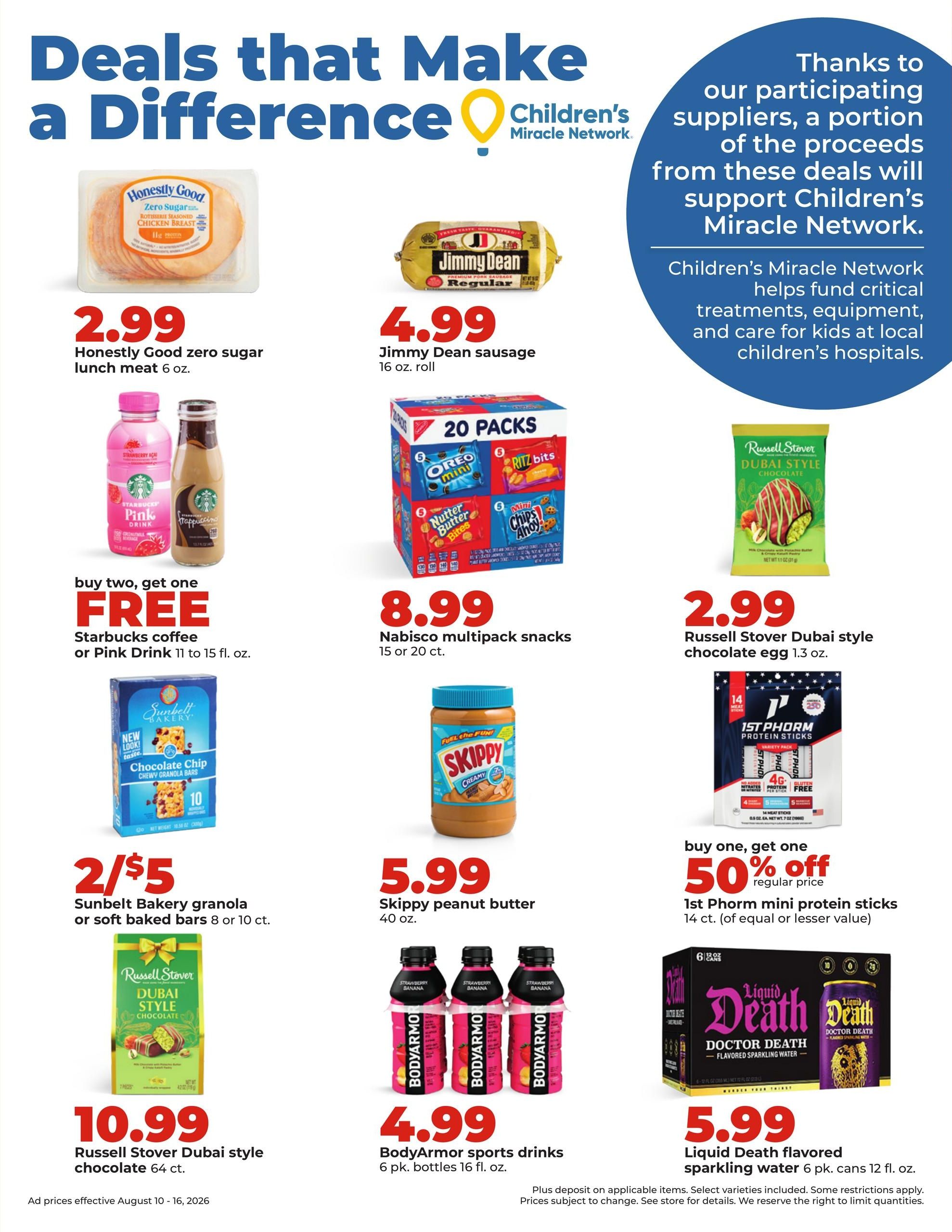 Hy-Vee (Chicago–Shorewood Area, IL) Weekly Ad August 10 - 16, 2026