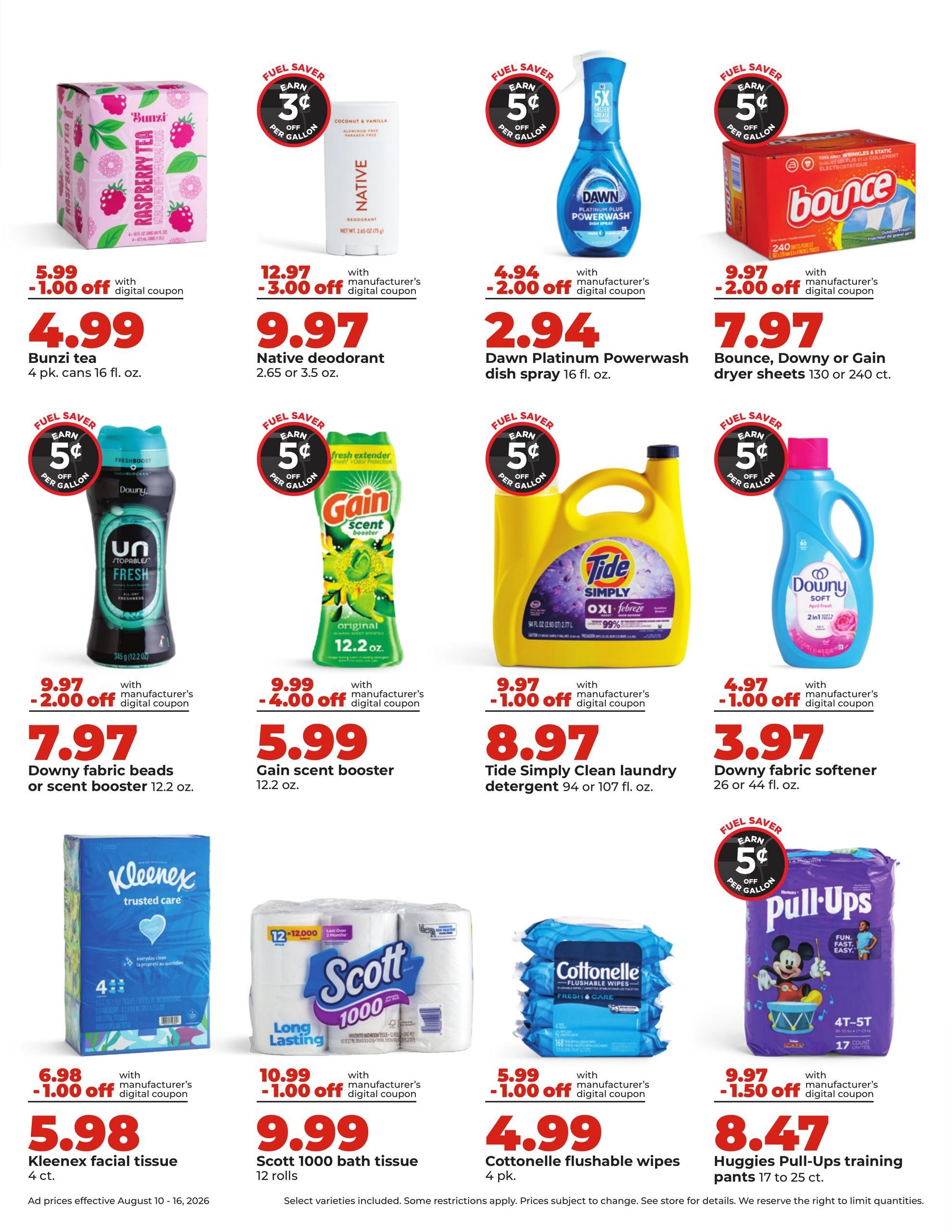 Hy-Vee (Chicago–Shorewood Area, IL) Weekly Ad August 10 - 16, 2026