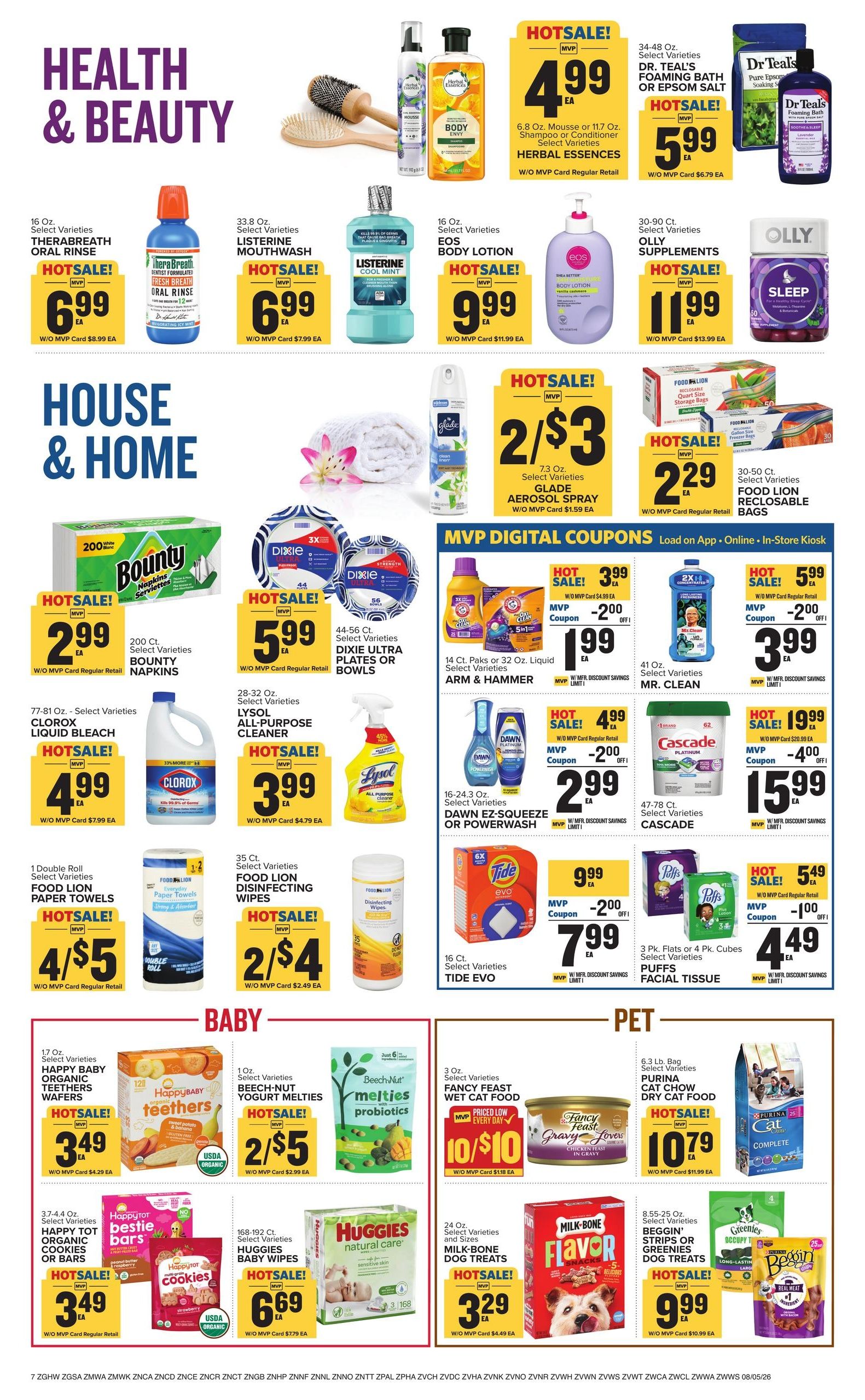 Food Lion (Shinnston Area, WV) Weekly Ad August 5 - 11, 2026