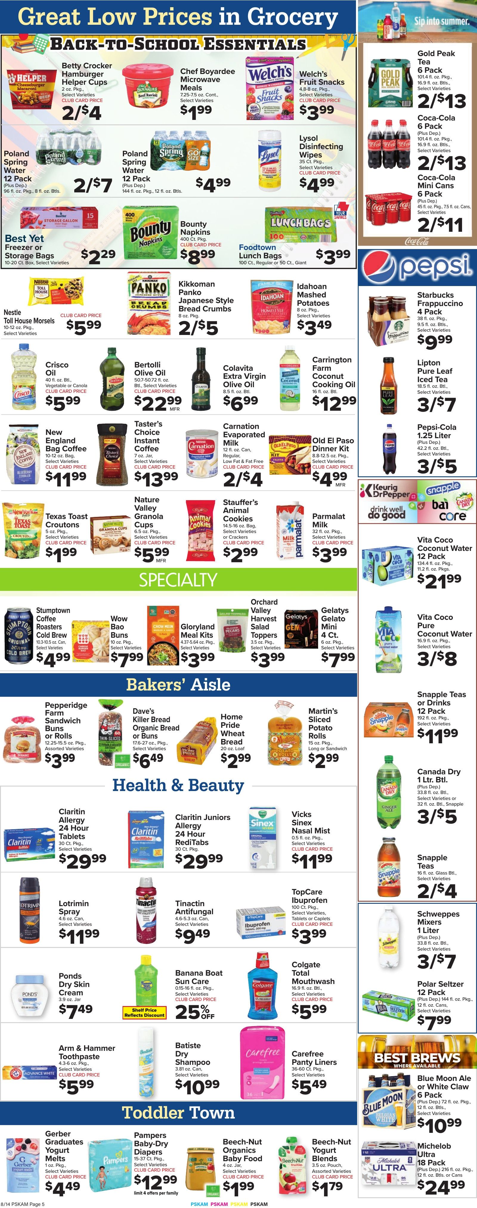 Foodtown Weekly Ad August 14 - 20, 2026