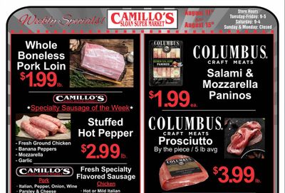 Sloan Super Market Weekly Ad August 9 - 15, 2026