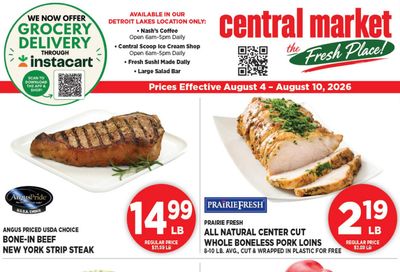 Central Market Weekly Ad August 4 - 10, 2026